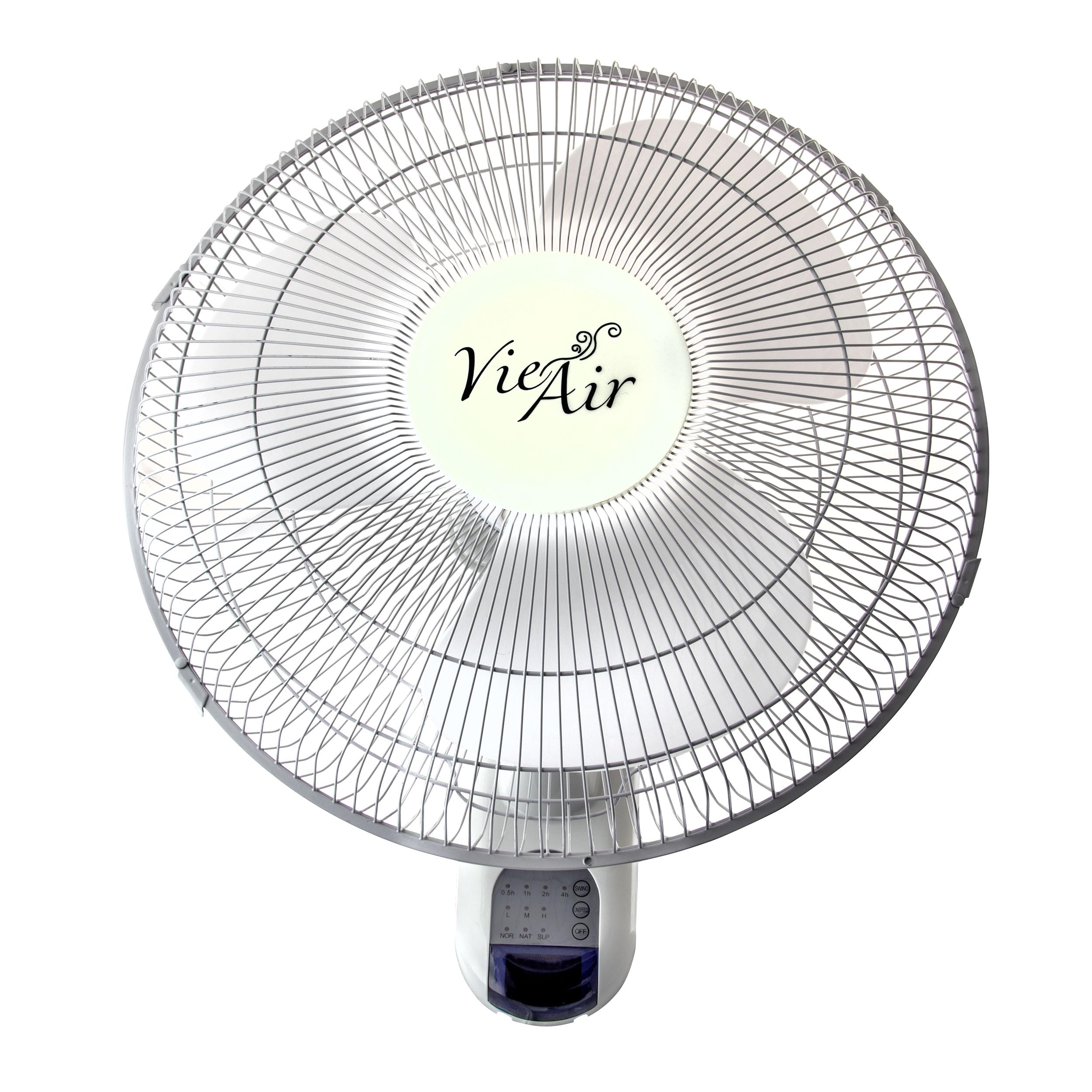 Vie Air Va 16W 16'' Plastic Wall Fan With Remote Control, White