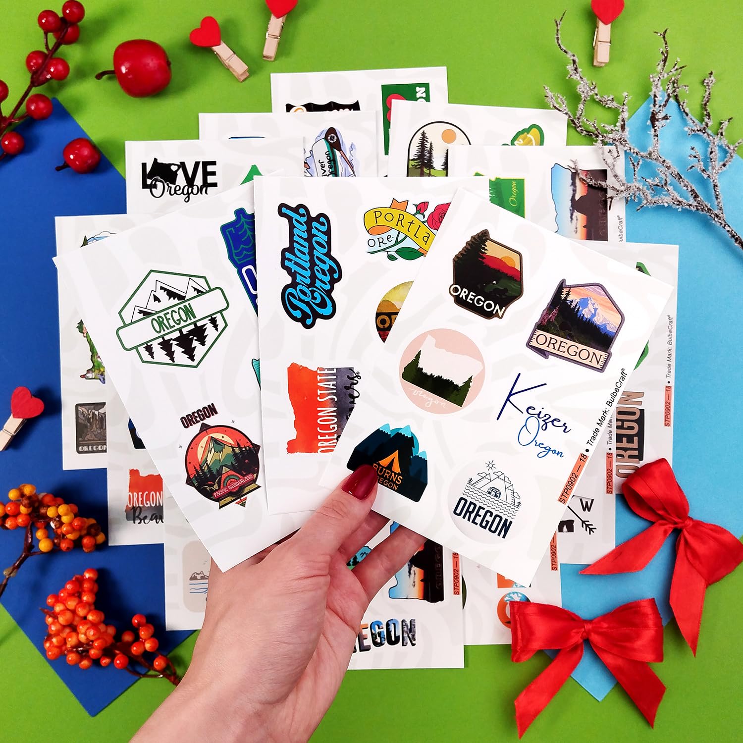 Oregon Stickers And Decals For Water Bottles & Laptop, Scrapbook   Oregon Gifts And Souvenirs Laptop Decals