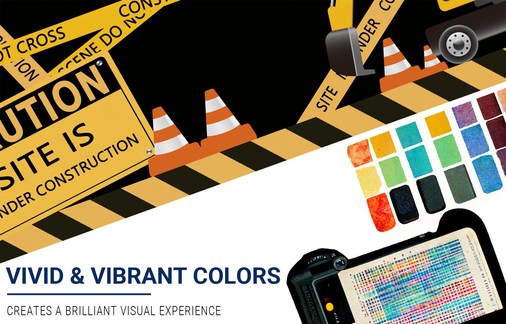 Allenjoy Under Construction Site Banner Backdrop For Boys Birthday Party Dump Truck Digger Zone Photography Decoration Supplies