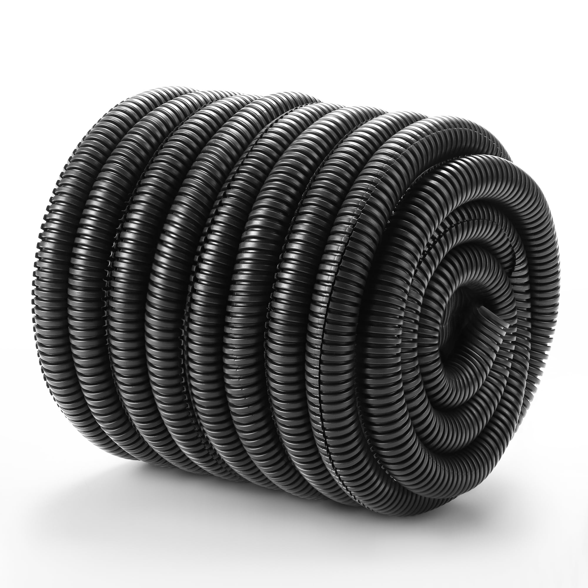 Wire Loom 3/8 Inch 33Ft, Yclyc Split Loom, Outdoor Cord Protector, Flexible Wire Conduit Automotive, Wire Protector Tubing, Blac