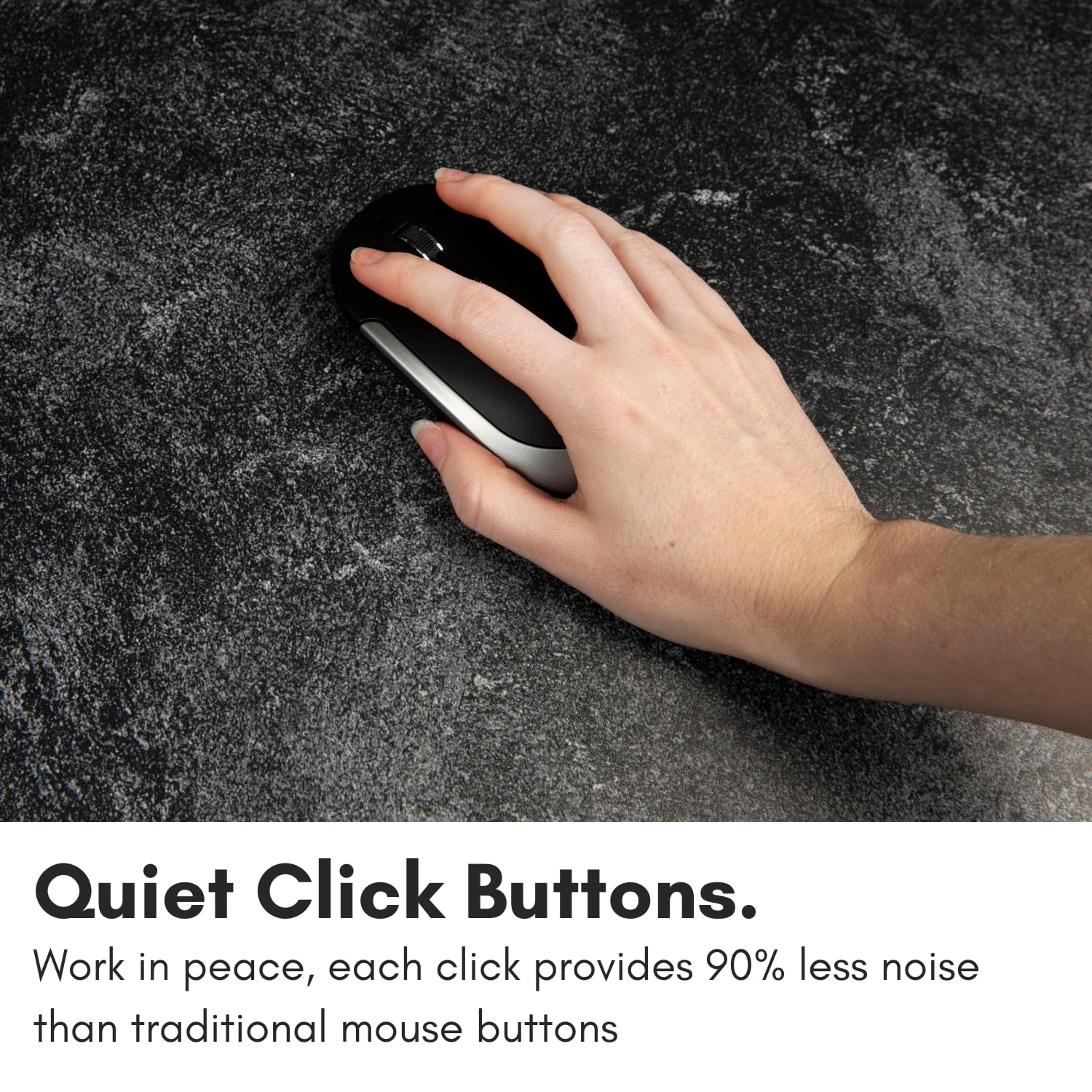 Macally Wireless Bluetooth Mouse For Laptop   Quiet & Comfortable Wireless Bluetooth Mouse For Macbook Pro/Air, Mac, Ipad, Micro