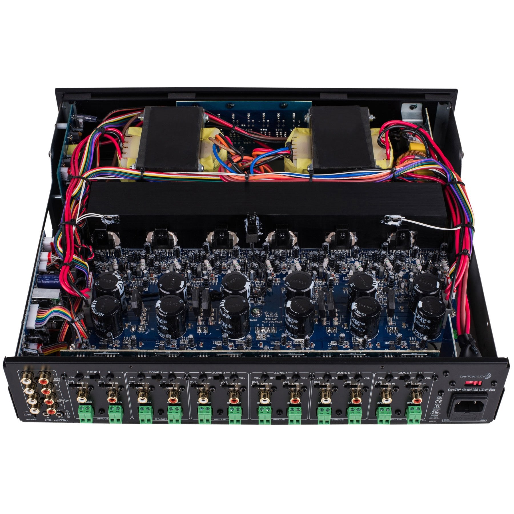 Dayton Audio Ma1240A Multi-Zone 12 Channel Amplifier