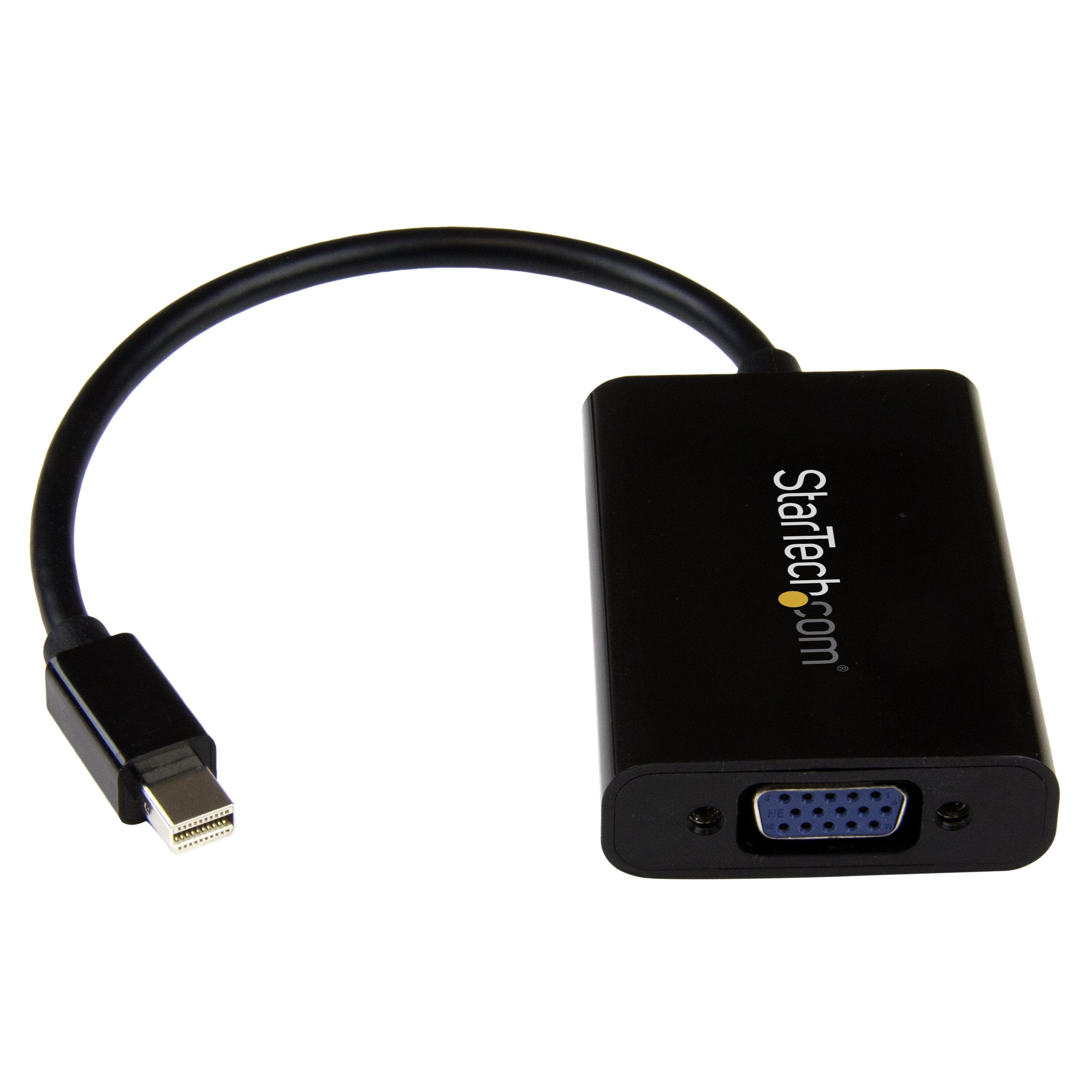 Startech.Com Mini Displayport To Vga Adapter With Audio   Mini Dp To Vga Converter   1920X1200 (Mdp2Vgaa)