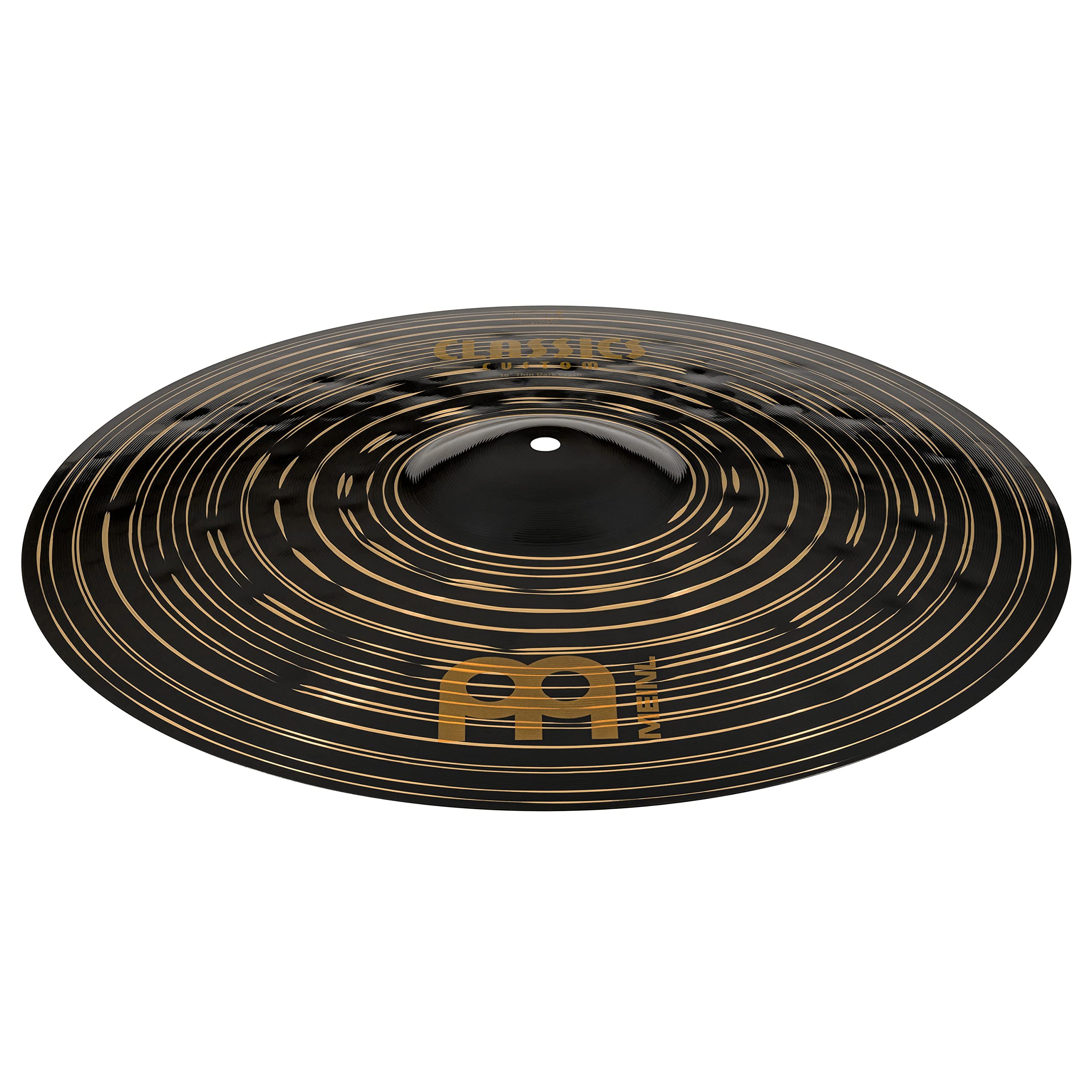 Meinl Cymbals Classics Custom Dark Thin 18'' Crash Cymbal For Drum Set   Made In Germany   B12 Bronze, 2 Year Warranty (Cc18Tdac