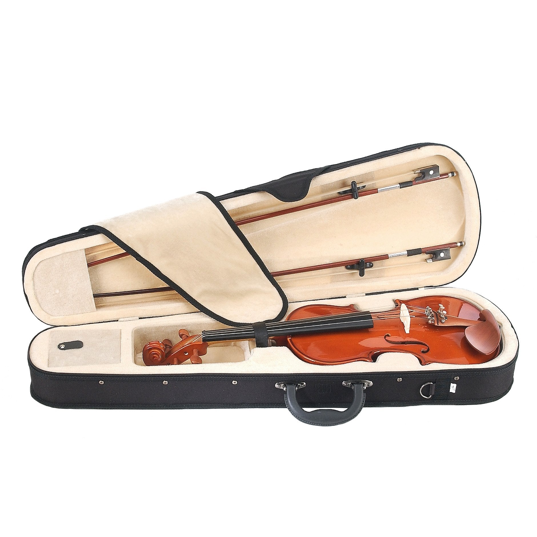 Cecilio Cvn-200 Solidwood Violin With Daddario Prelude Strings, Size 1/4