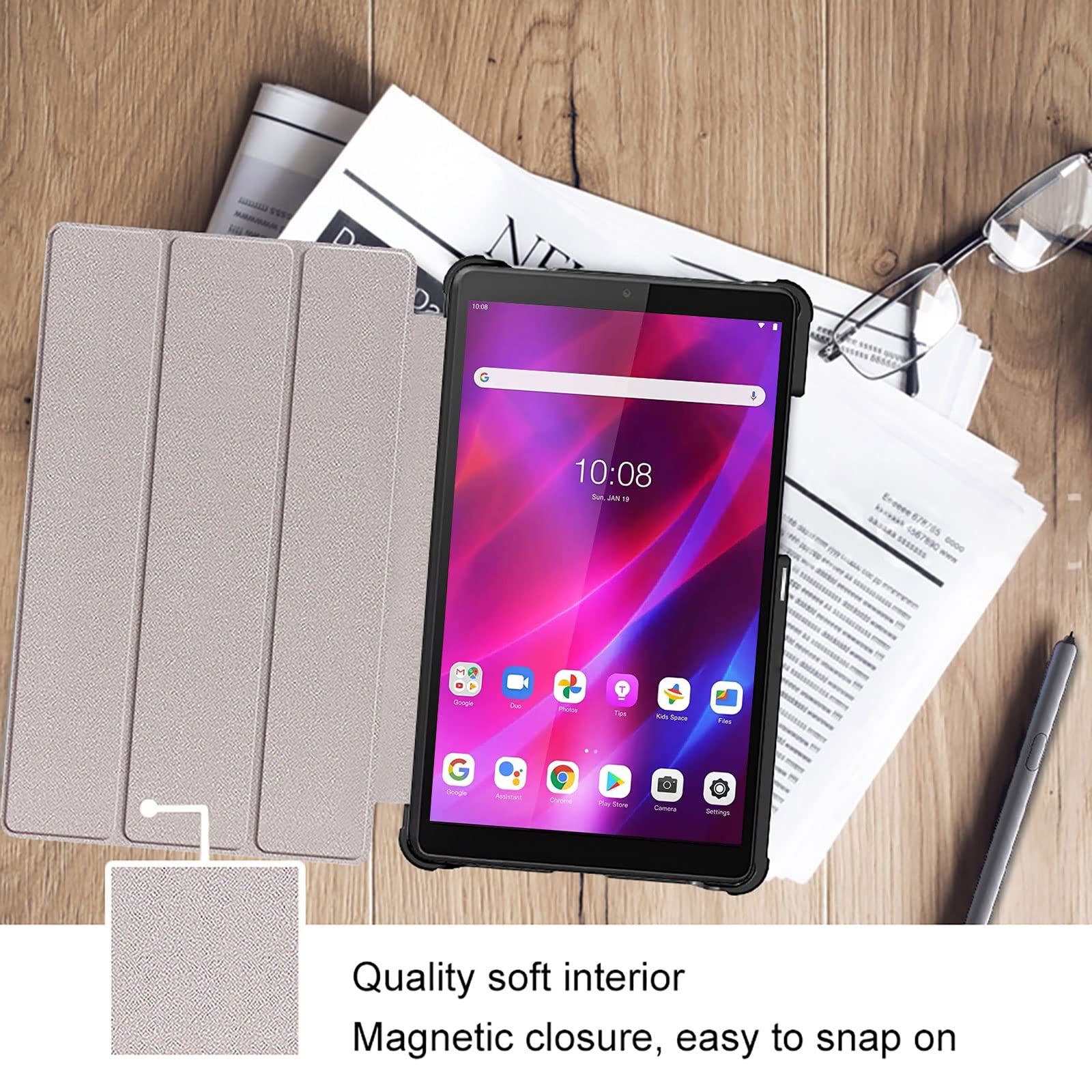 Procase For Lenovo 8.0 Inch Tab M8 Gen 3 2022/ Smart Tab M8 Gen 3 2022/Tab M8 Hd Lte 2021/ Tab M8 Hd/Smart Tab M8/Tab M8 Fhd 201