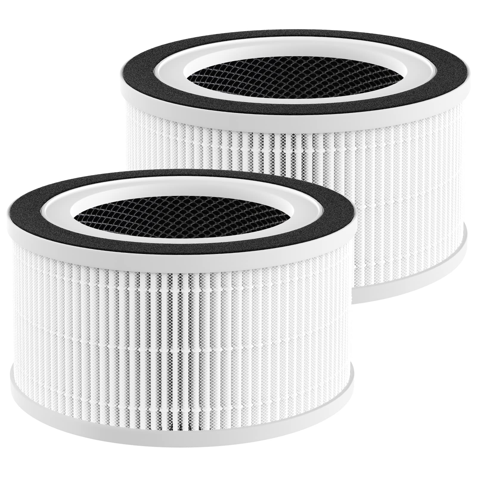 2 Pack Hepa Replacement Filter Compatible With Afloia Fillo/Halo/Mooka Allo, 3 In 1 H13 True Hepa Filtration For Afloia Air Puri