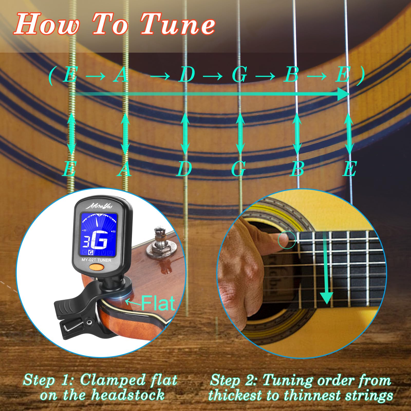 Moreyes Guitar Picks Guitar Capo Acoustic Guitar Accessories Trigger Capo With Free Guitar Picks (Gc 9 Rosewood)