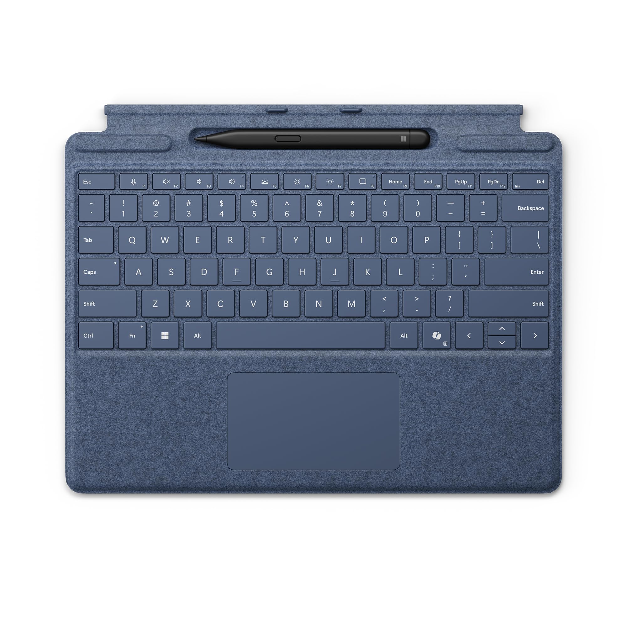 Microsoft Surface Slim Pen 2 & Pro Keyboard for Pro 11, 9, and 8 - Sapphire