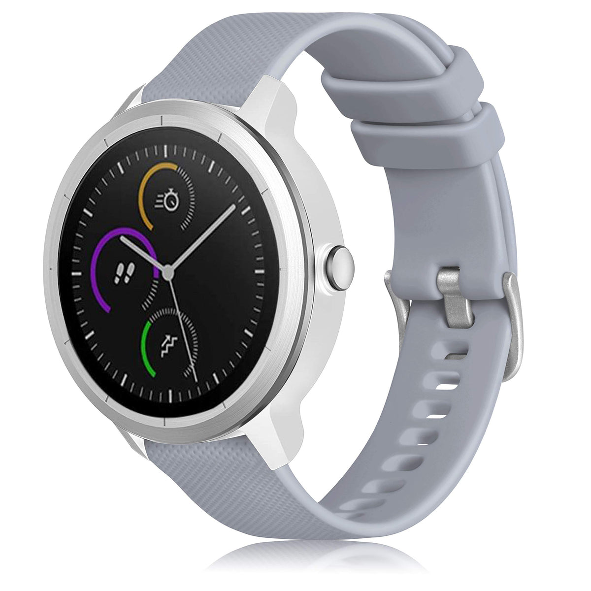 Geak Compatible With Garmin Vivoactive 3 Bands/3 Music Watch Band/Vivoactive 4 Bands/Forerunner 645/Vivomove Hr Band,20Mm Soft A