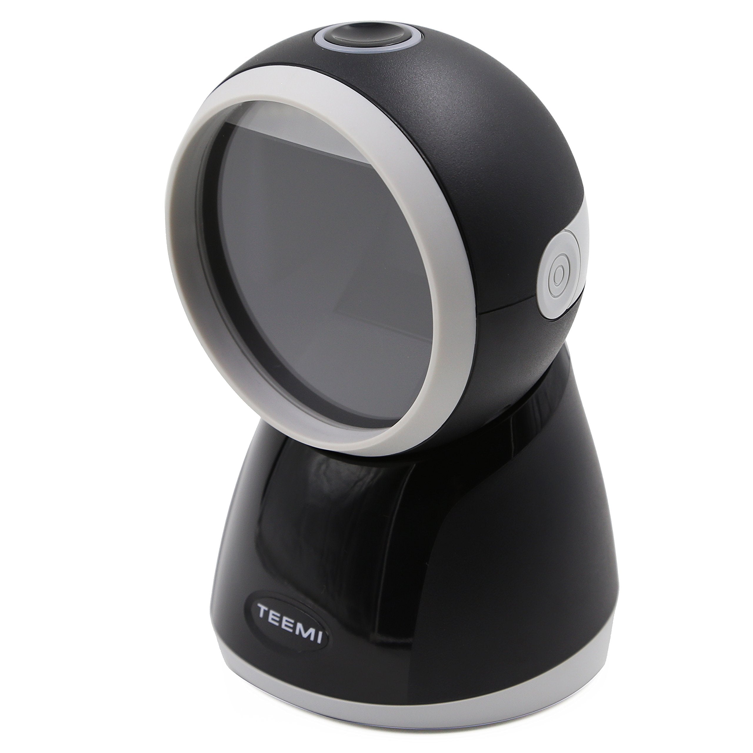 TEEMI 1D 2D Handsfree Presentation Barcode Scanner, One Megapixel High Resolution Sensor QR Code USB Wired Automatic Reader with