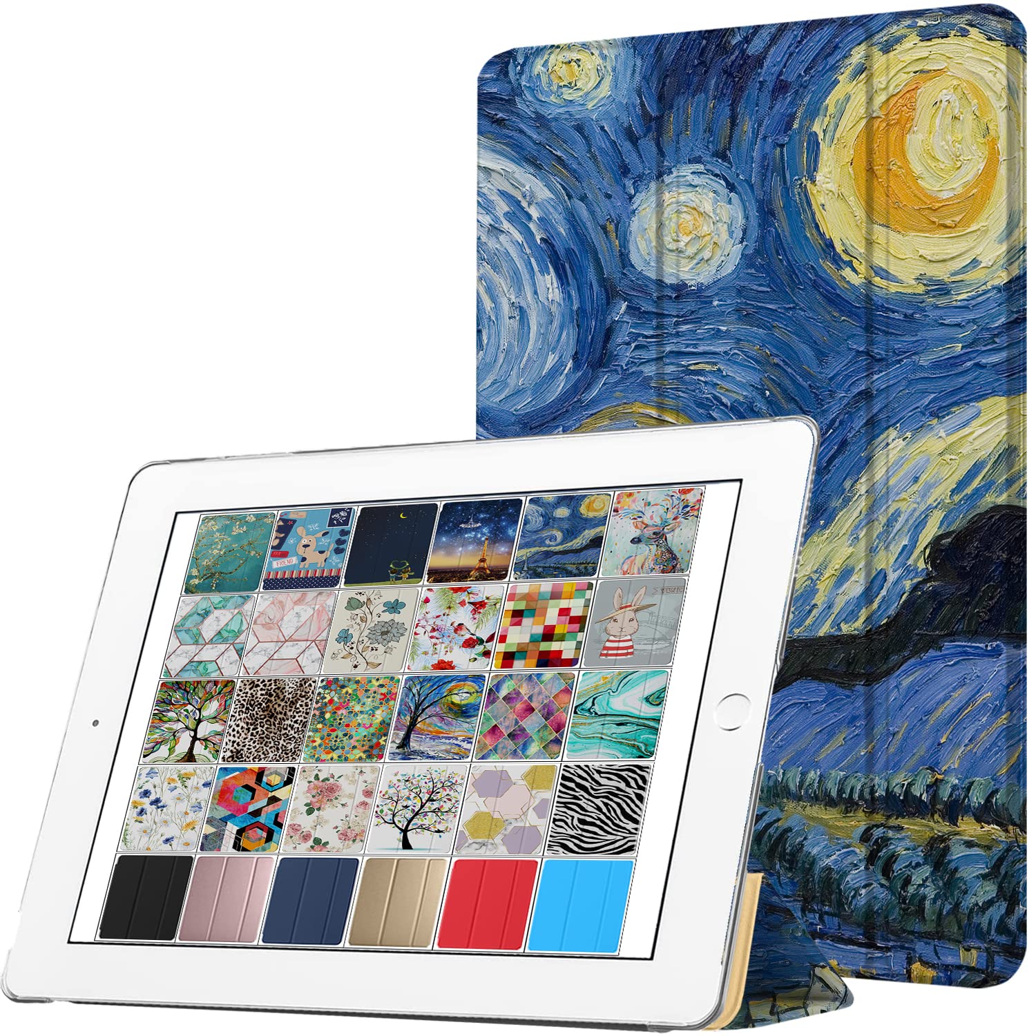 Durasafe Cases For Ipad Pro 9.7 Inch [Pro 9.7 2016] A1673 A1674 Mlpx2Ll/A Mlpw2Ll/A Mlpy2Ll/A Mlyj2Ll/A Printed Slim Lightweight