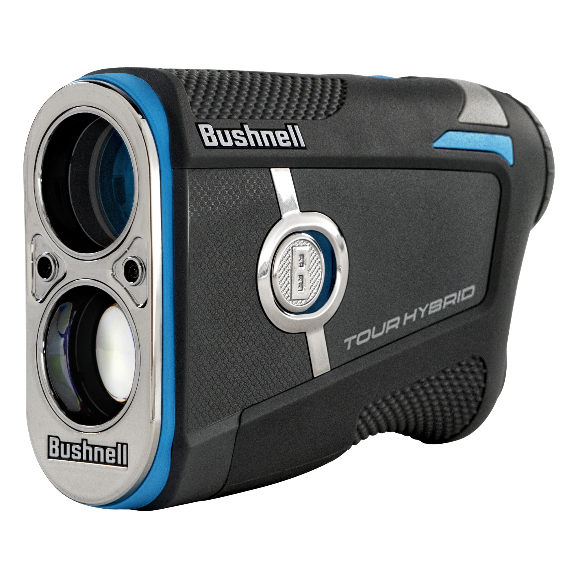 Bushnell Golf Tour Hybrid Laser Rangefinder - GPS, Slope Compensation, Pinseeker w/Visual JOLT Flag Lock, Magnetic Cart Mount, F