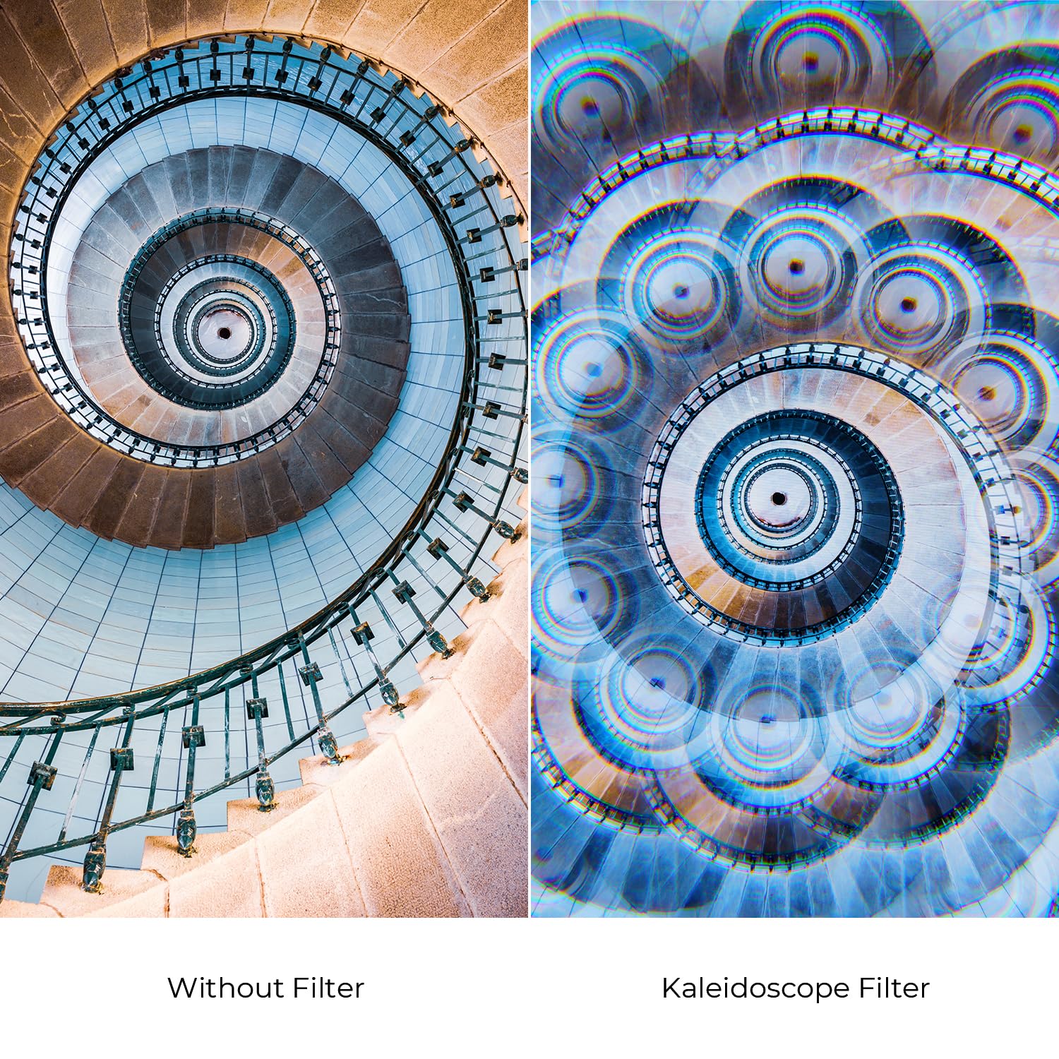K&F Concept 82Mm Kaleidoscope Filter, Special Effects Filter Prism Crystal Glass With Multi Refraction Subjects For Camera Lens