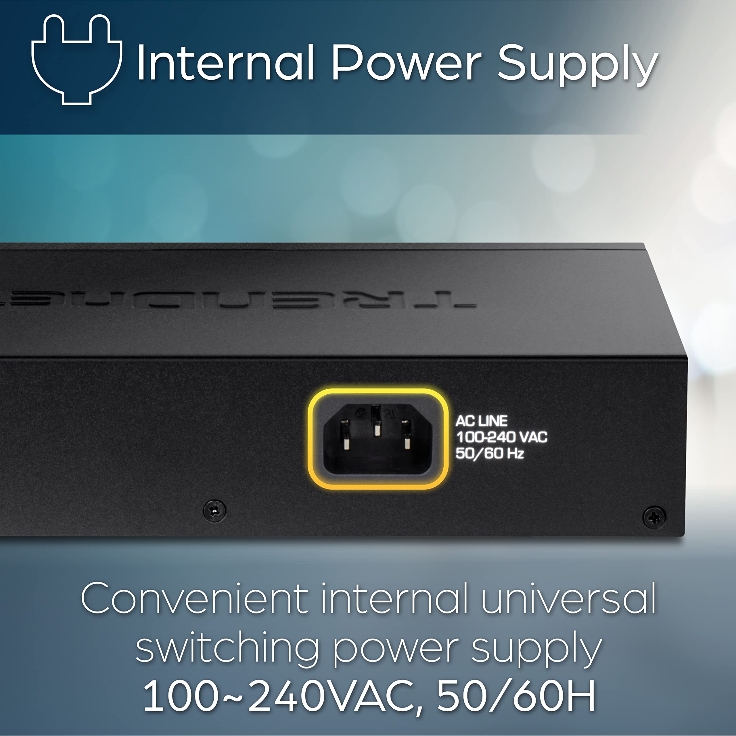 Trendnet 16-Port Gigabit Desktop Switch, Teg-S17D, 16 X Gigabit Rj-45 Ports, 32Gbps Switching Capacity, Fanless Design, Metal En