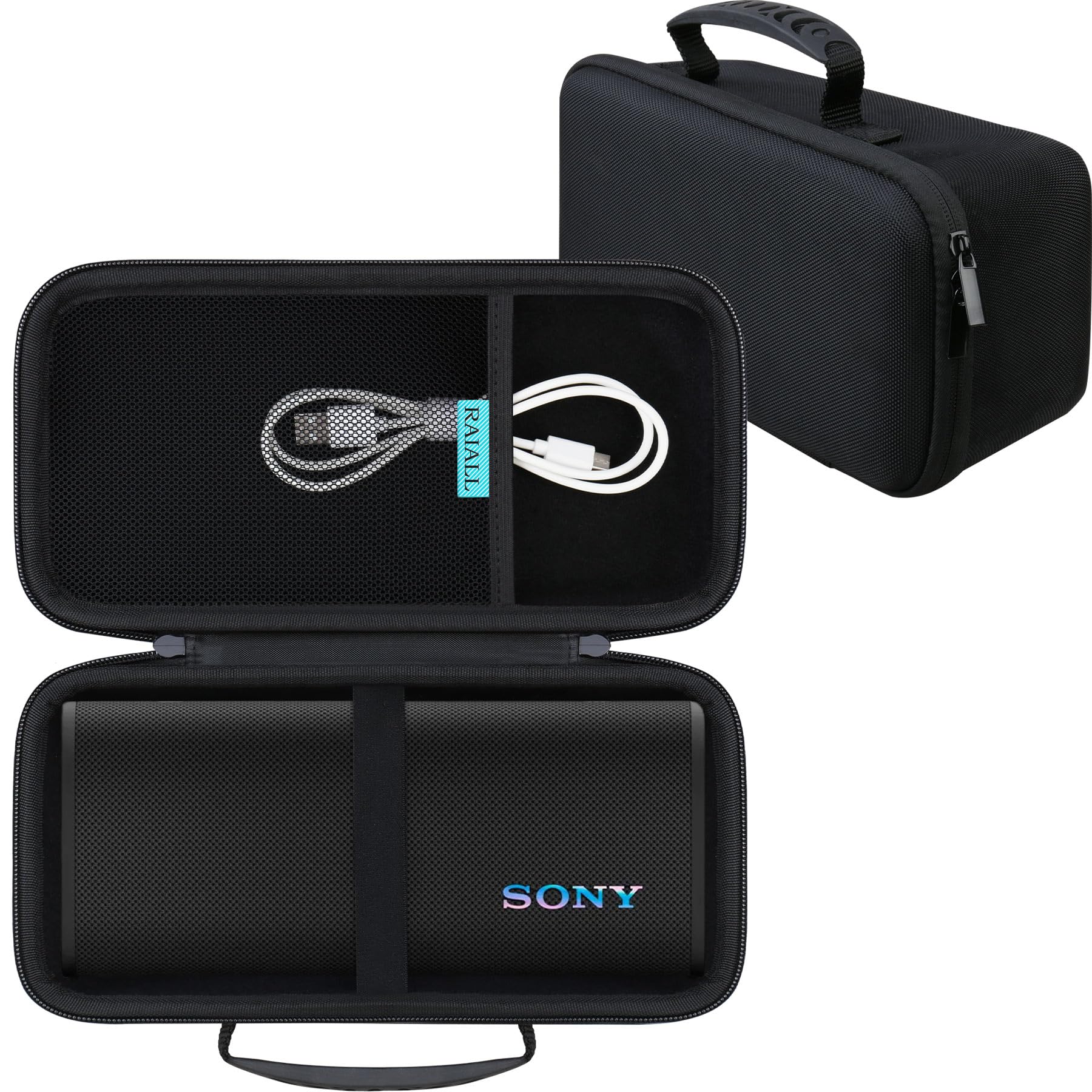 Raiall Hard Travel Case For Sony Ult Field 3 Wireless Portable Bluetooth Speaker, Sony Ult Field 3 Protective Carrying Storage B