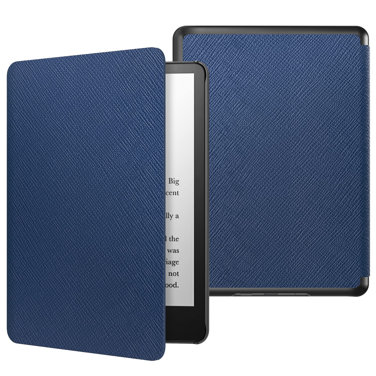 MoKo Case for 6.8' Kindle Paperwhite (11th Generation 2021) and Kindle Paperwhite Signature Edition, Light Shell Cover with Auto Wake/Sleep for Kindle Paperwhite 2021 E Reader, Indigo