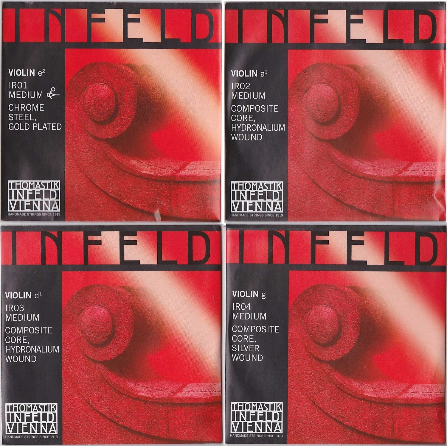 Thomastik Infeld Ir100 Infeld Red Violin Strings Set 4/4 Size