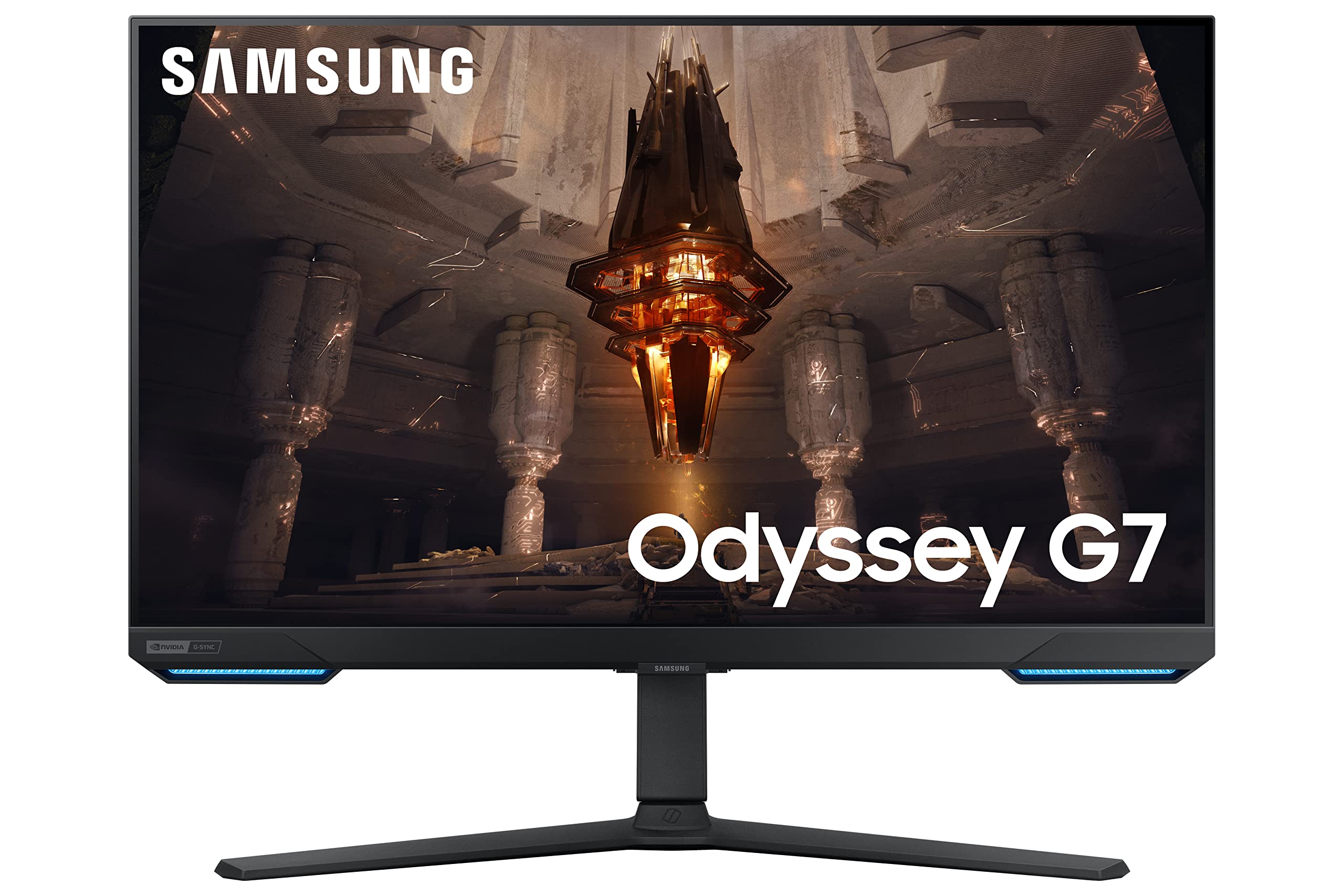Samsung 28    Odyssey G70B Series 4K Uhd Gaming Monitor, Ips Panel, 144Hz, 1Ms, Hdr 400, G Sync And Freesync Premium Pro Compati