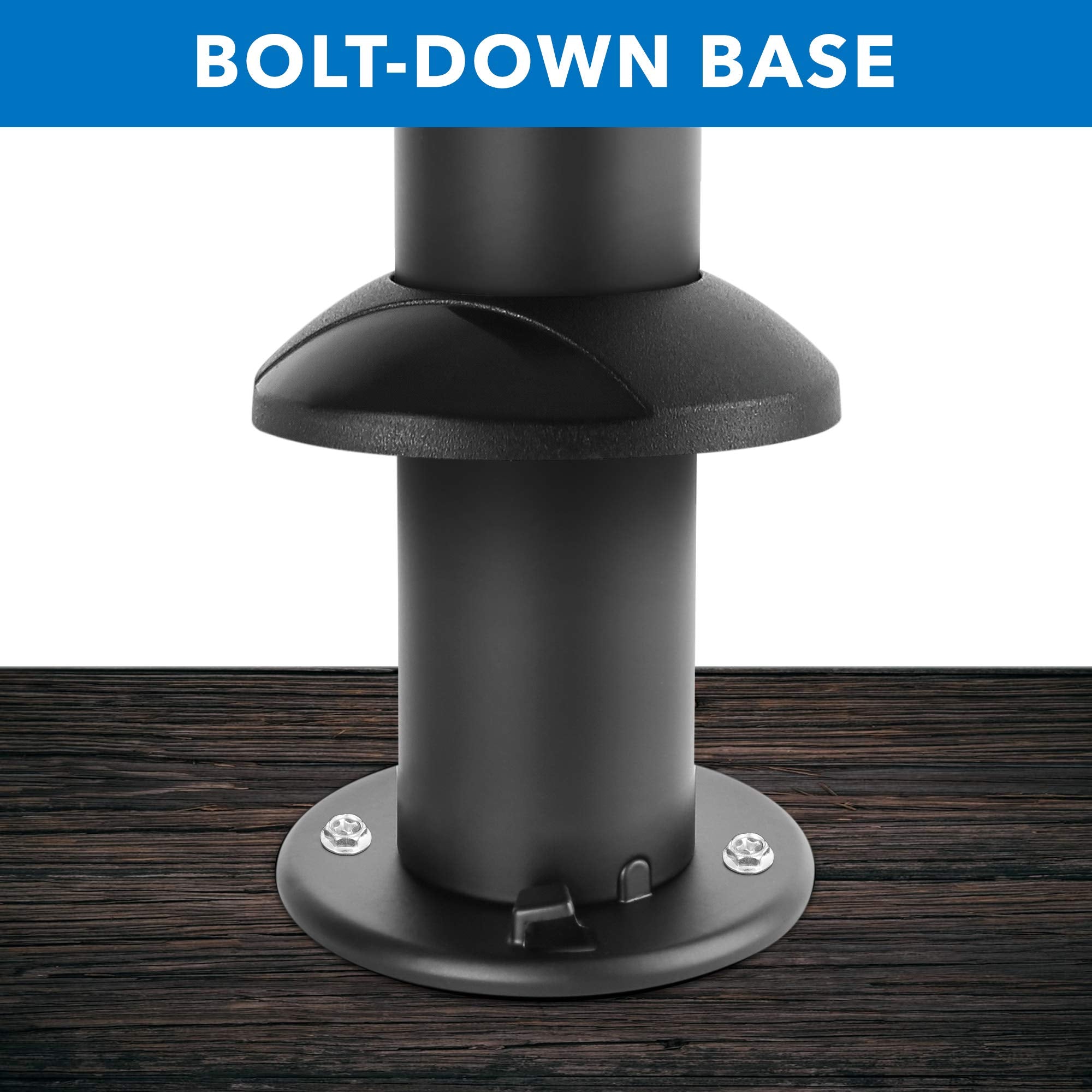 Mount It! Universal Credit Card POS Terminal Stand for VeriFone Ingenico First Data Card Readers | Adjustable Clamp Width with Tilt, Swivel | Adhesive or Bolt Down Installation