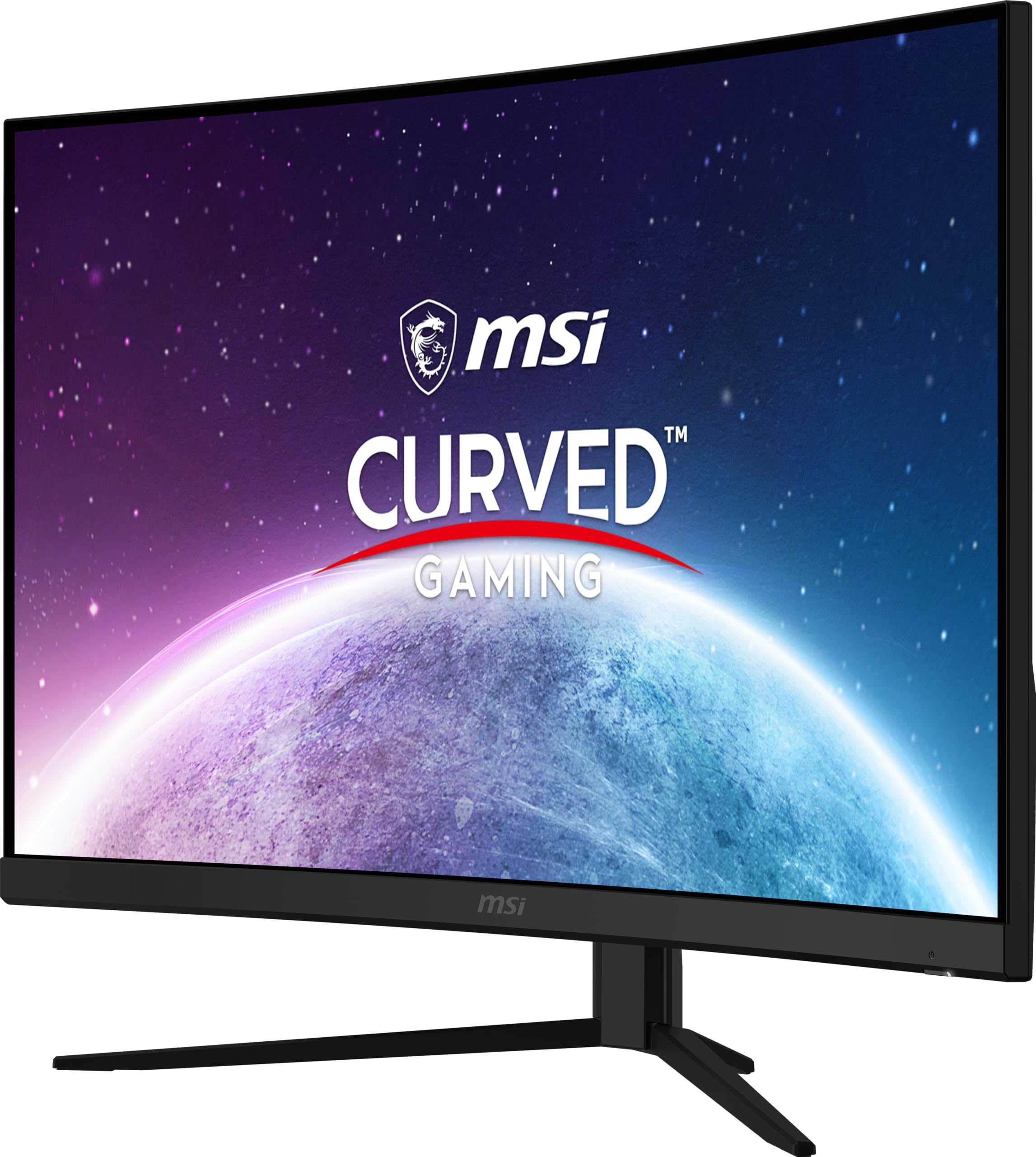 Msi G32C4X, 32 Gaming Monitor, 1920 X 1080 (Fhd) Curved Gaming Monitor, 1 Ms, 250Hz, Freesync, 1500R, Hdmi, Displayport, Tilt Ad