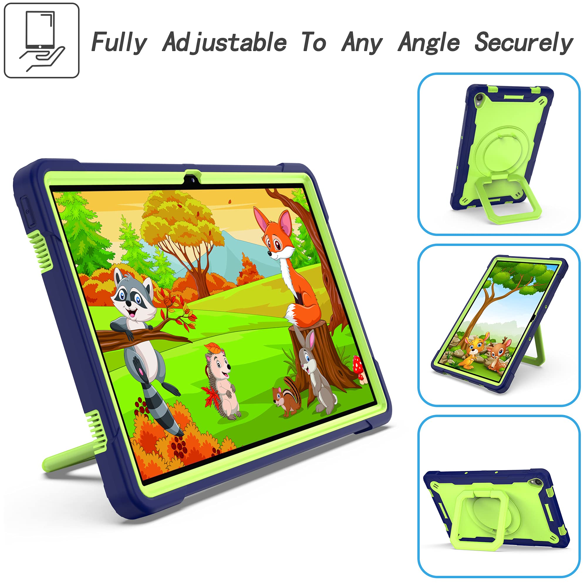 Tda Trading Case For Lenovo Tab P11 / Lenovo P11 Plus 11 Inch Case (Model: Tb J606F Tb J606X Tb J616F) Hybrid Shockproof 360 Rot