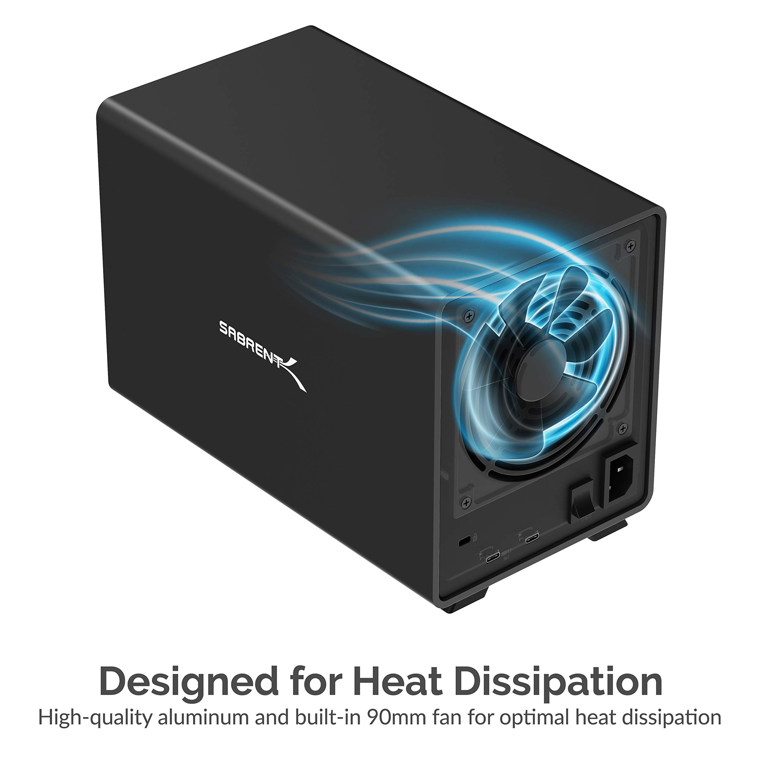 Sabrent Usb 3.2 5 Bay 3.5'' Sata Hard Drive Tray Less Docking Station (Ds Sc5B)