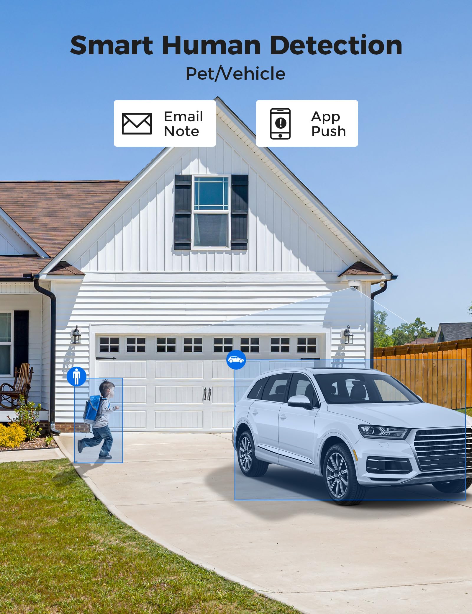 [3Tb Storage] Hiseeu Security Cameras Wireless Outdoor System With 15'' Lcd Monitor 10Ch Nvr,5Mp Ptz Dome Security Cameras Syste