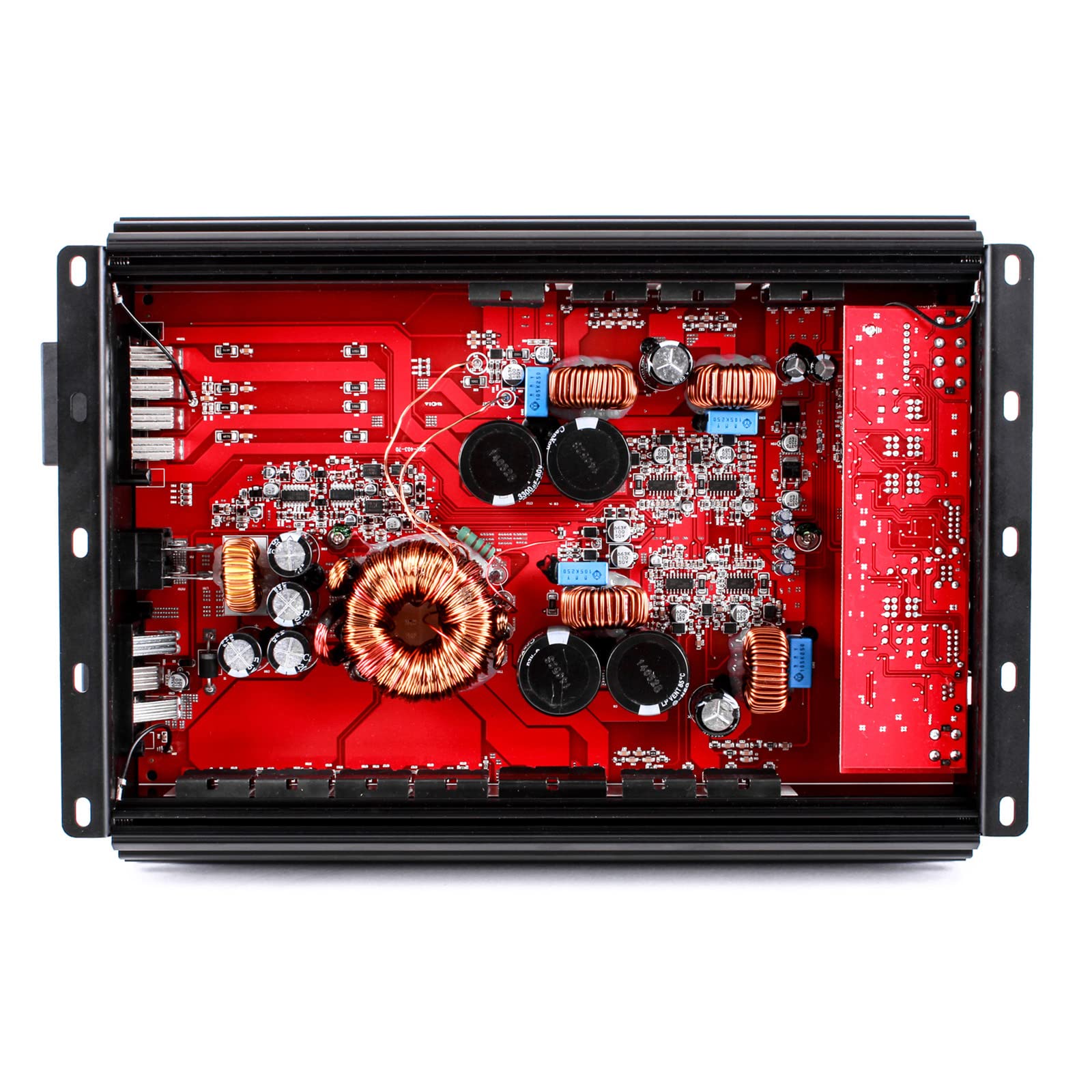 Skar Audio Skv2 200.4D Full Range Class D Mosfet 4 Channel Car Speaker Amplifier, 1800W Max Power