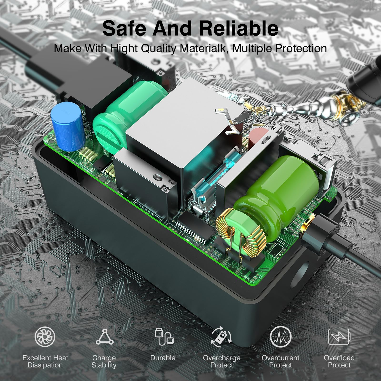 [Upgraded Version] Surface Pro Charger 65W For Surface Pro 3/4/5/6/7/8/9/X Power Supply Adapter, Compatible For Both Microsoft S