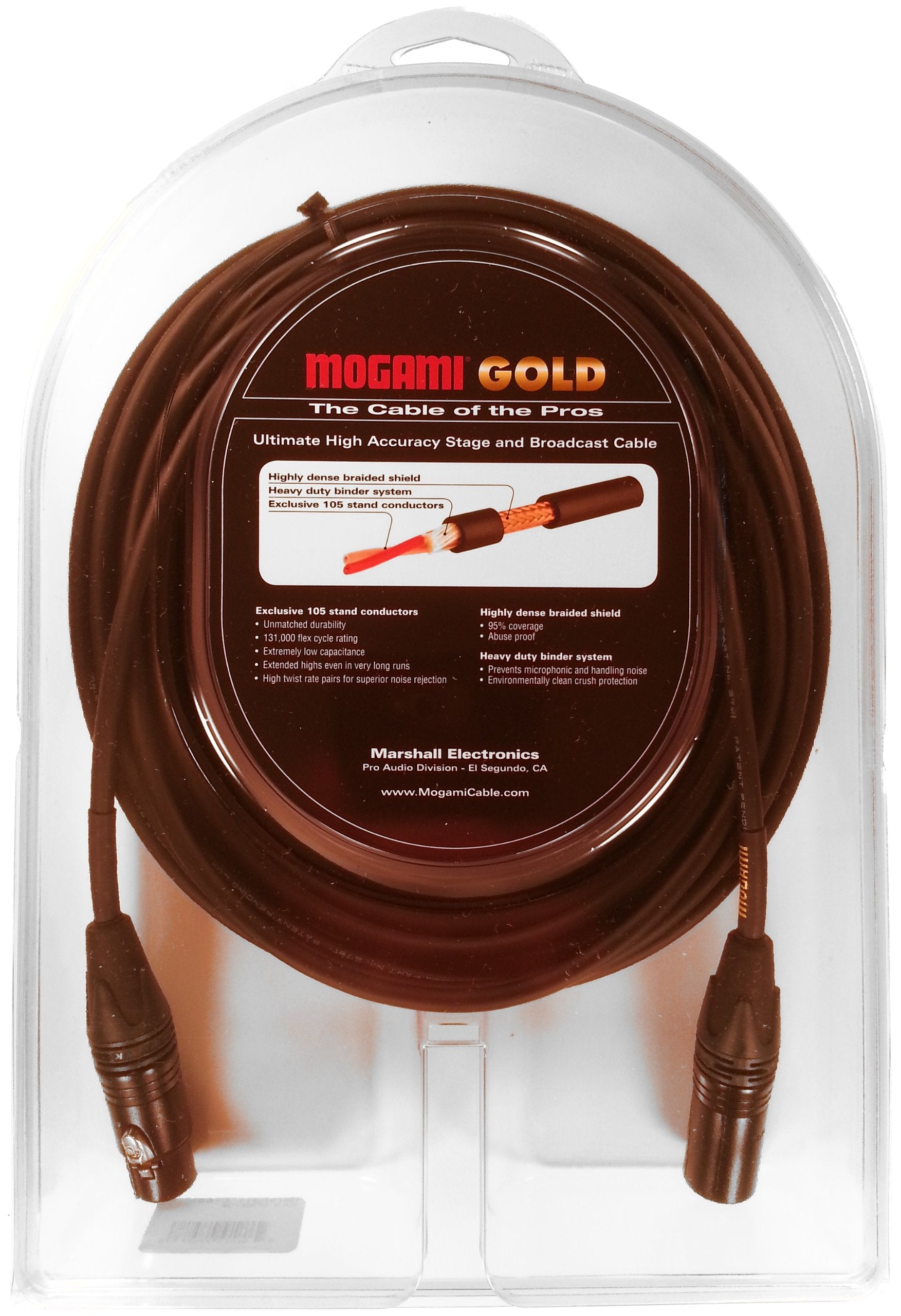 Mogami Gold Stage 30 Broadcast And Stage Microphone Cable 30 Feet
