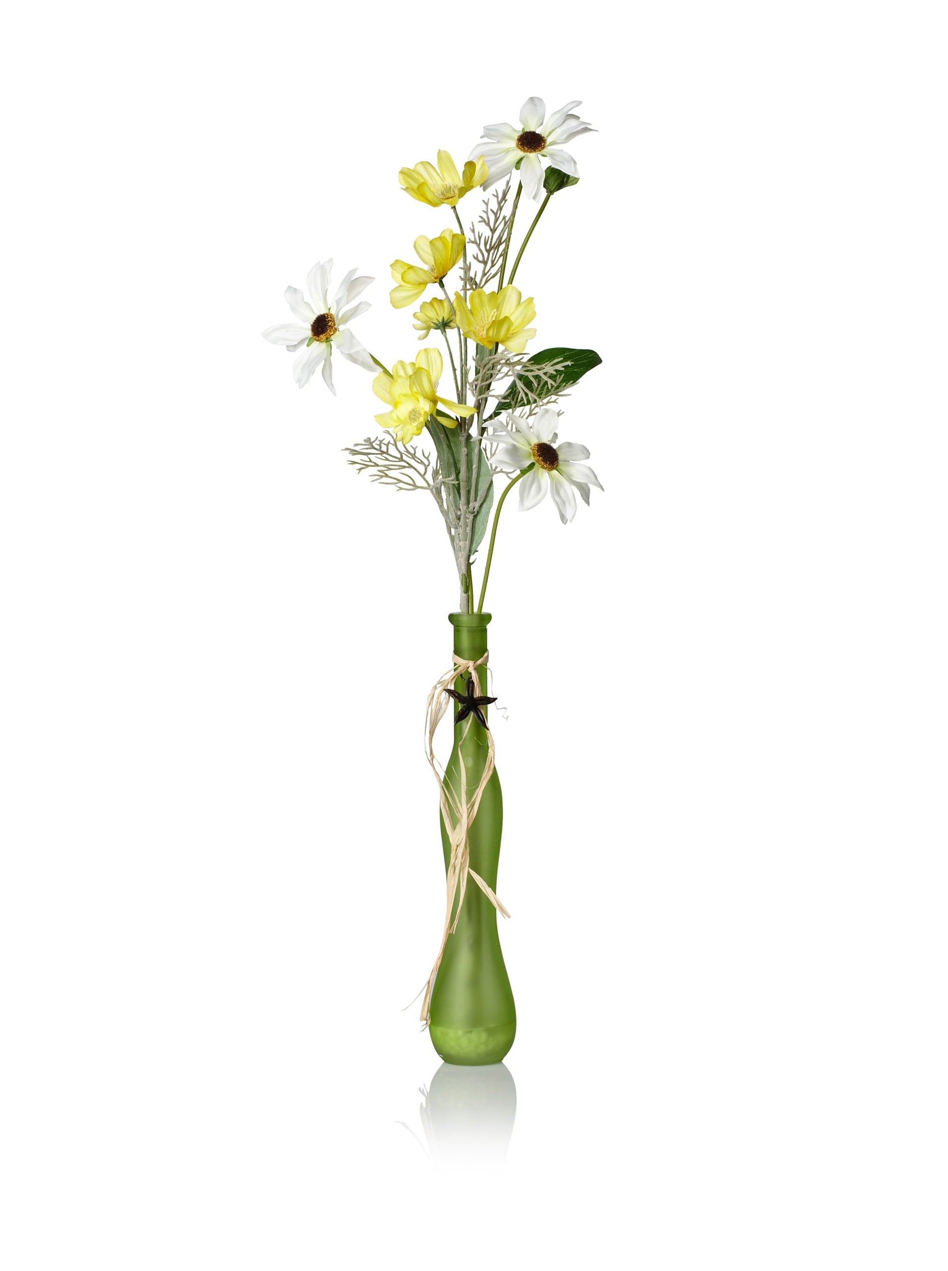 Laura Ashley Cosmos in a Bottle, Green/White/Yellow