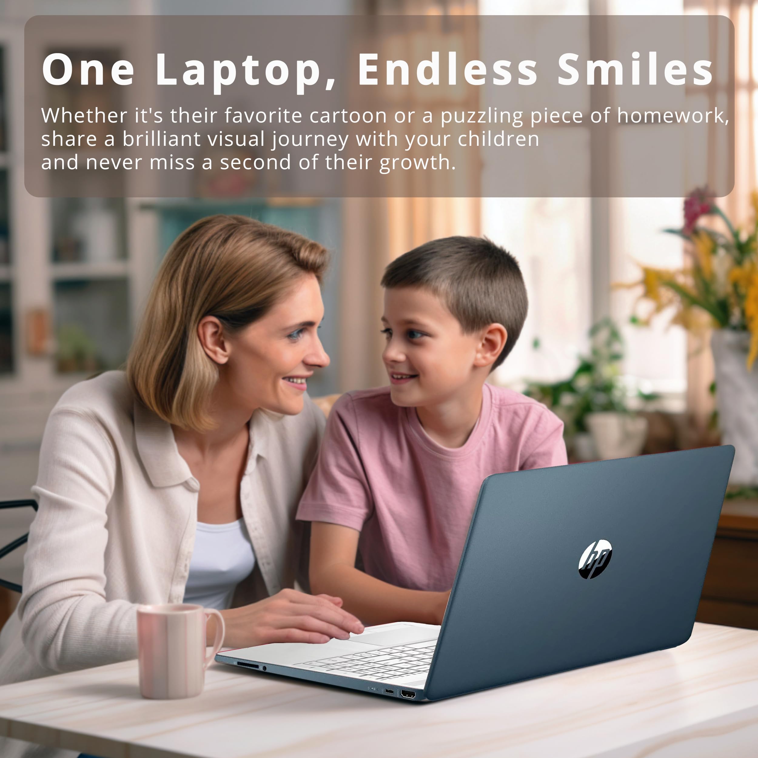 Hp 15.6'' Hd Everyday Laptop, Intel Pentium Silver N5030, 16Gb Ram, 1Tb Pcie Ssd, Intel Uhd Graphics 605, Island Style Keyboard,