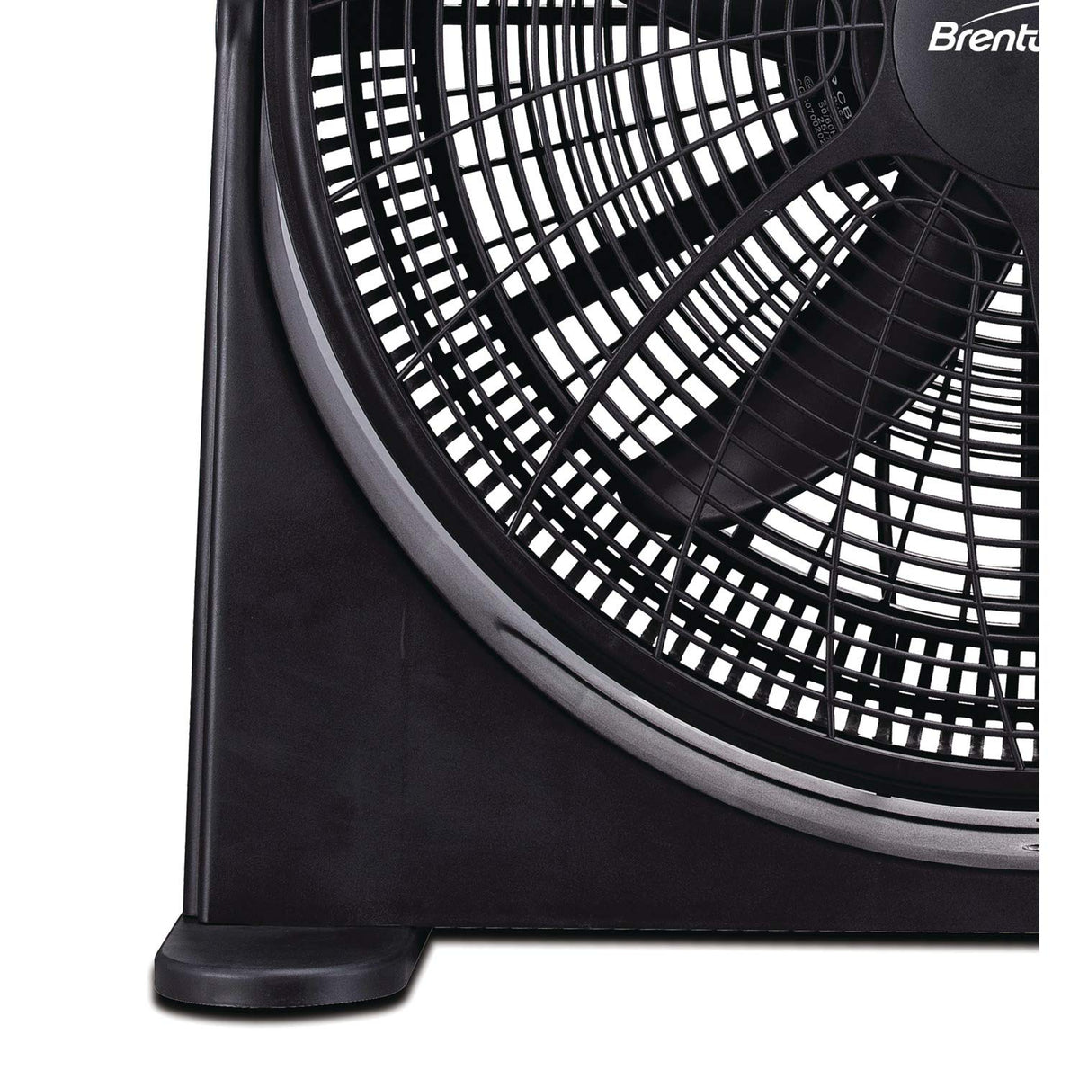 Brentwood Kool Zone F-20BKR High Velocity Air Circulator Fan,3-Speed 20 ...