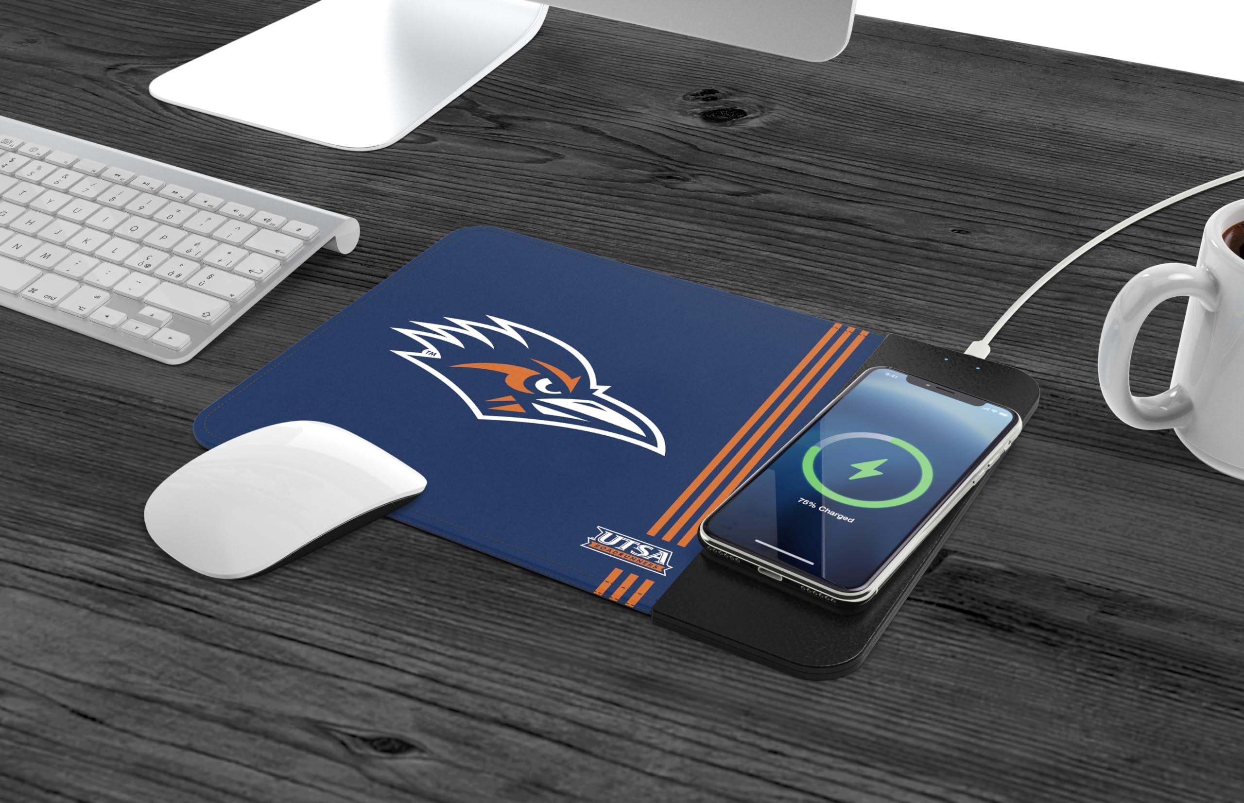 Soar Ncaa Wireless Charging Mouse Pad, Utsa Roadrunners