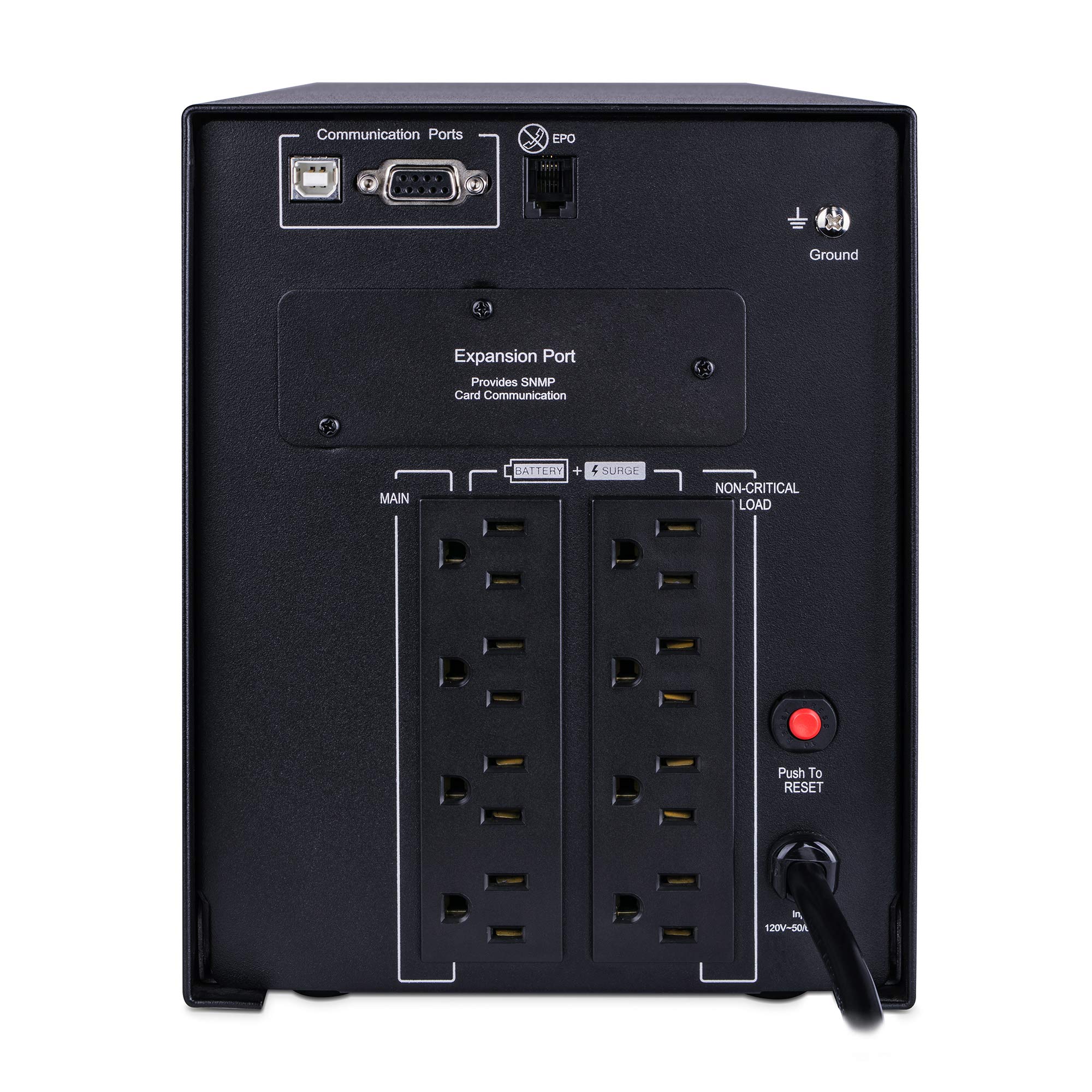 Cyberpower Pr1000Lcd Smart App Sinewave Ups System, 1000Va/1000W, 8 Outlets, Avr, Mini Tower