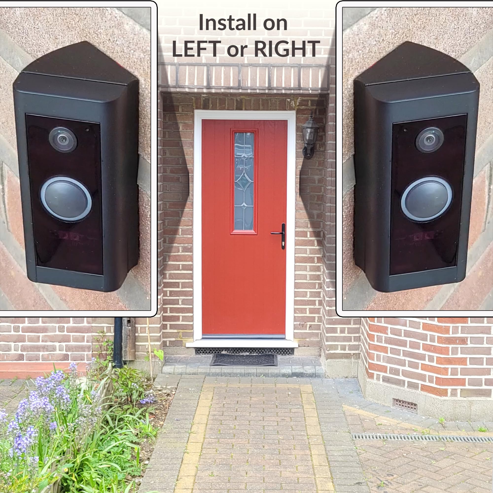 Mars Outpost Corner Mount For Ringwired Corner Mounting Bracket 45 Degree Wedge Slim & Strong Mount