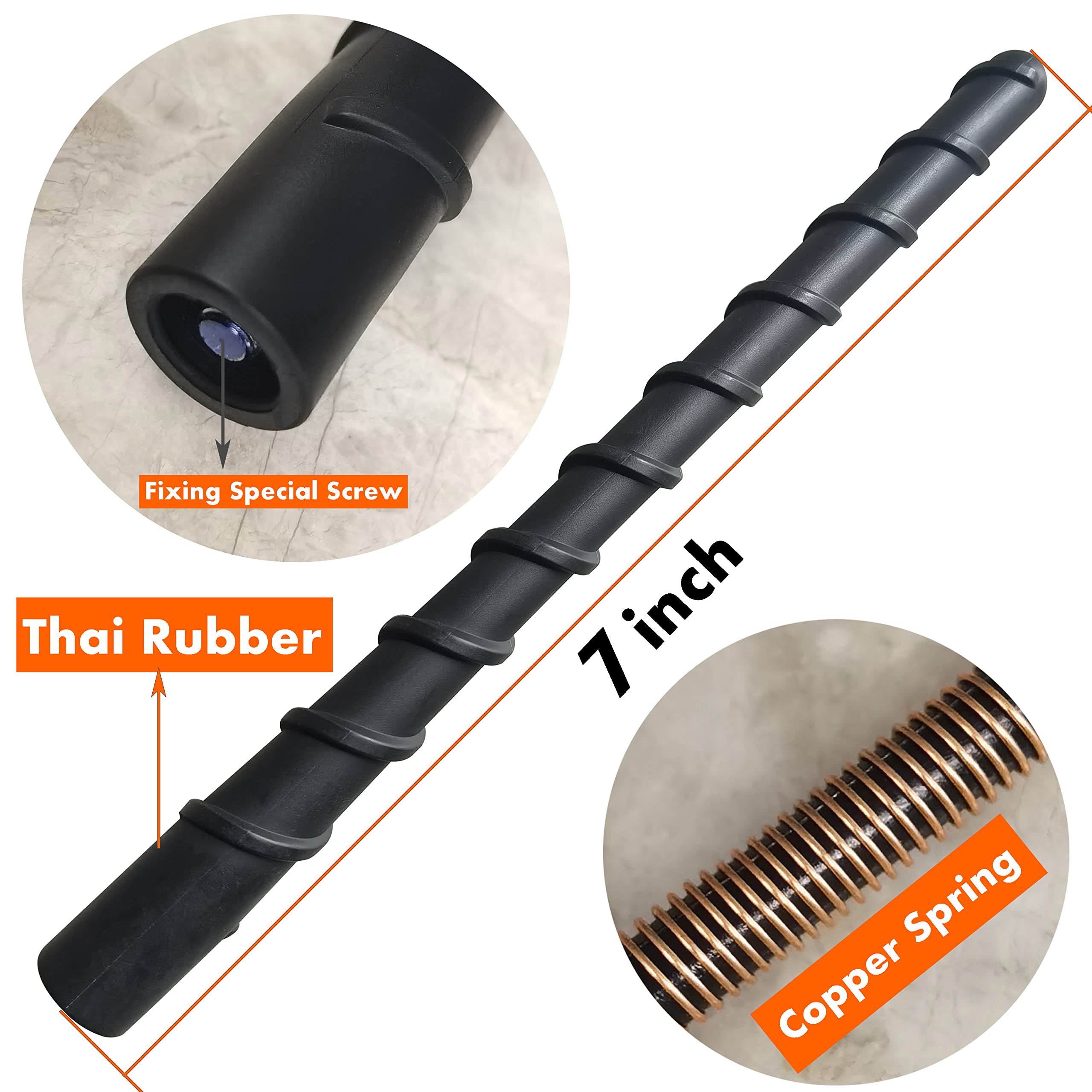 Spiral Rubber Antenna For Nissan Rogue (2008 2013), Nissan Murano (2003 2014), Sentra (2007 2012), Versa (2007 2012), Leaf (2011