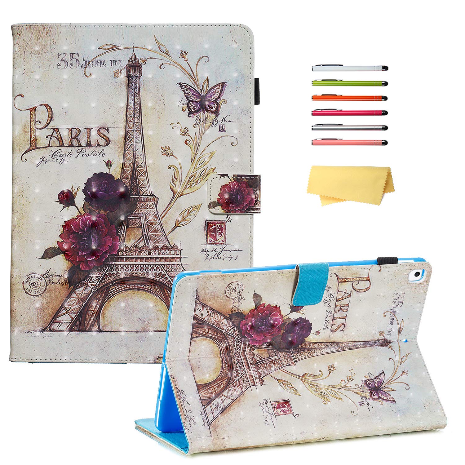 Uucovers Ipad 10.2 Inch Case 9Th/8Th/7Th Generation (2021/2020/ 2019) & Ipad Air 3 (10.5'') 2019/Ipad Pro 10.5'' 2017 With Penci