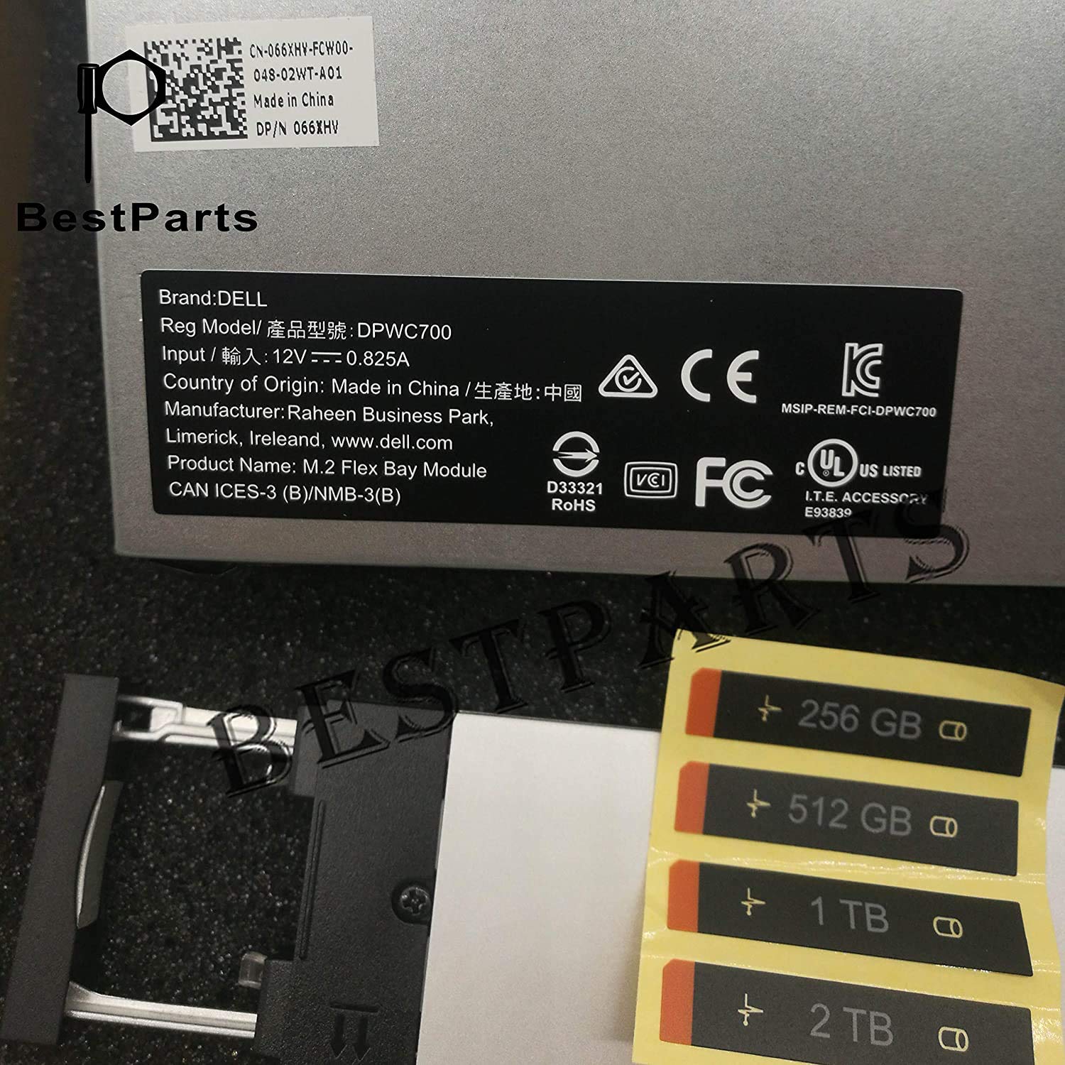 New M.2 Sas Flex Bay Module Compatible With Dell Precision T5820 T7820 T7920 066Xhv 66Xhv W/ Tray Without Ssd Only For M Key 228