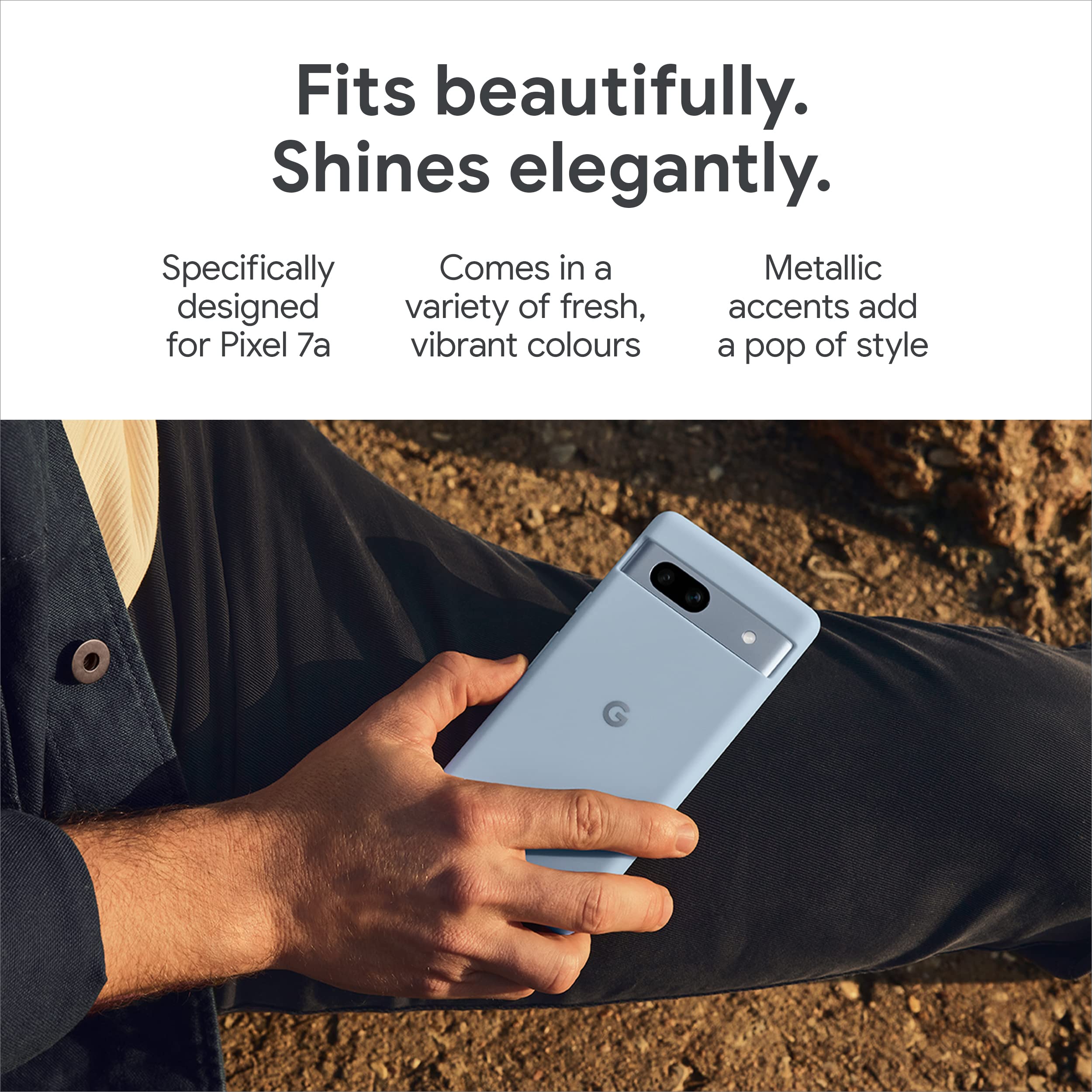 Google Pixel 7a Phone Case GA04318 Silicone Charcoal