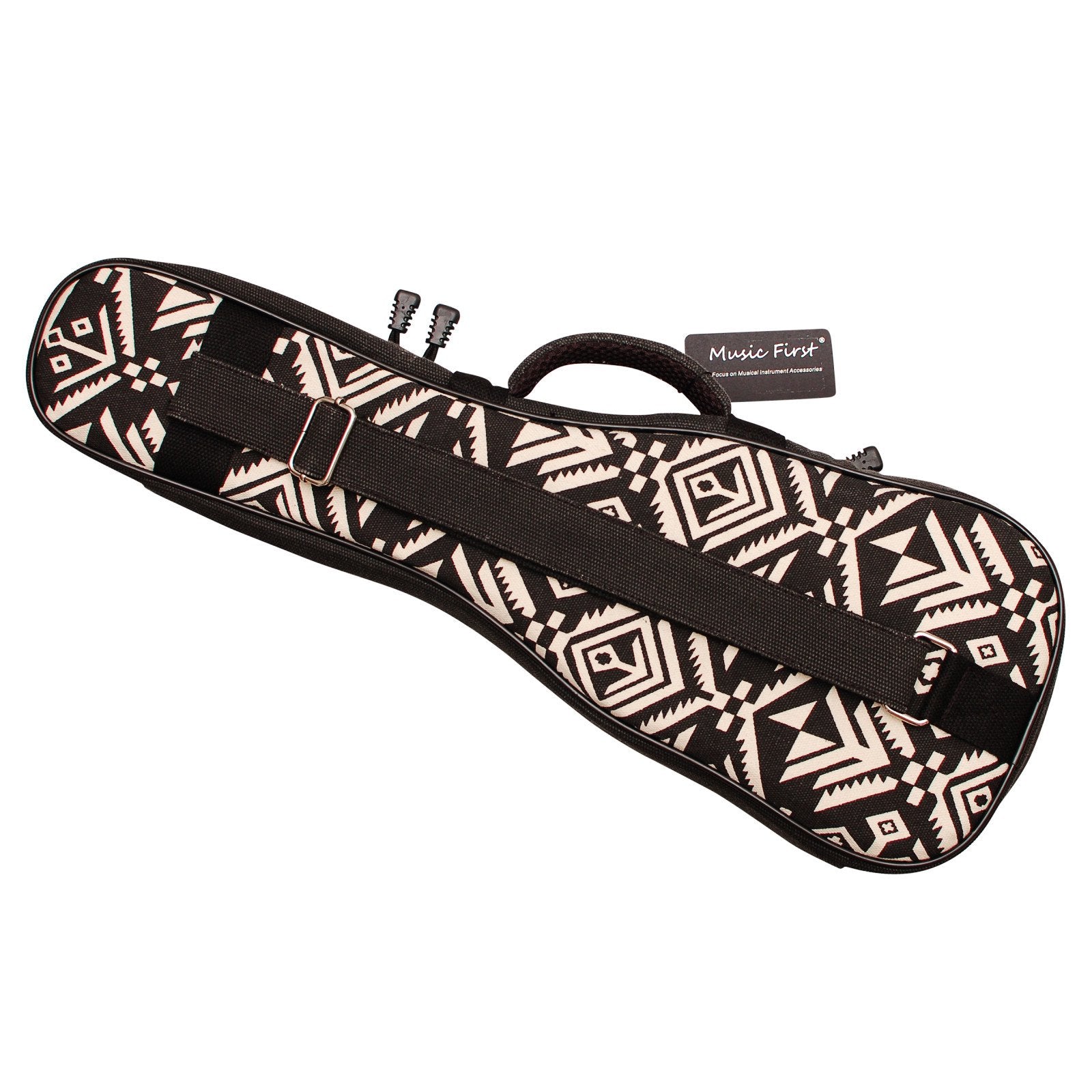 Music First Canvas Vintage Style 23/24 Inch Concert Aztec Ukulele Case Ukulele Bag Ukulele Cover
