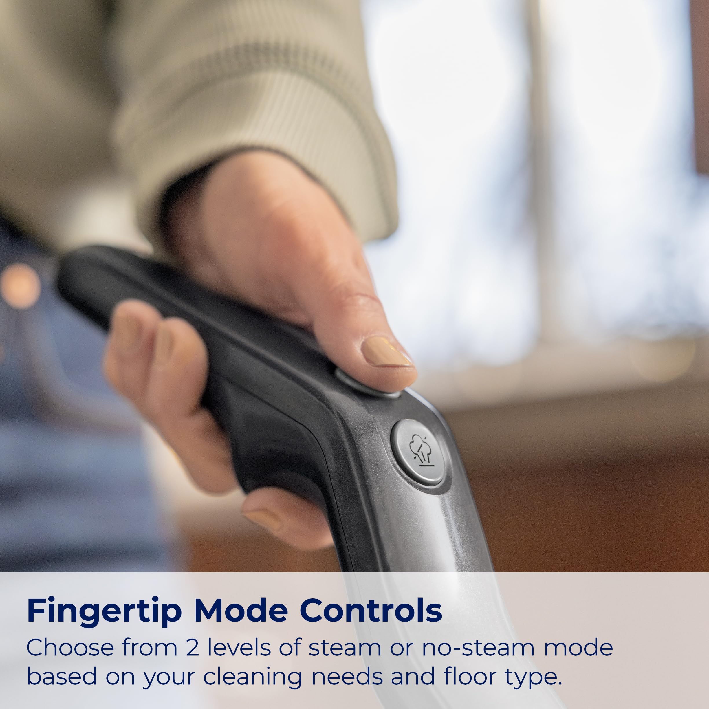 Bissell Spinwave Smartsteam Scrubbing Steam Mop With Rotating Mop Pads