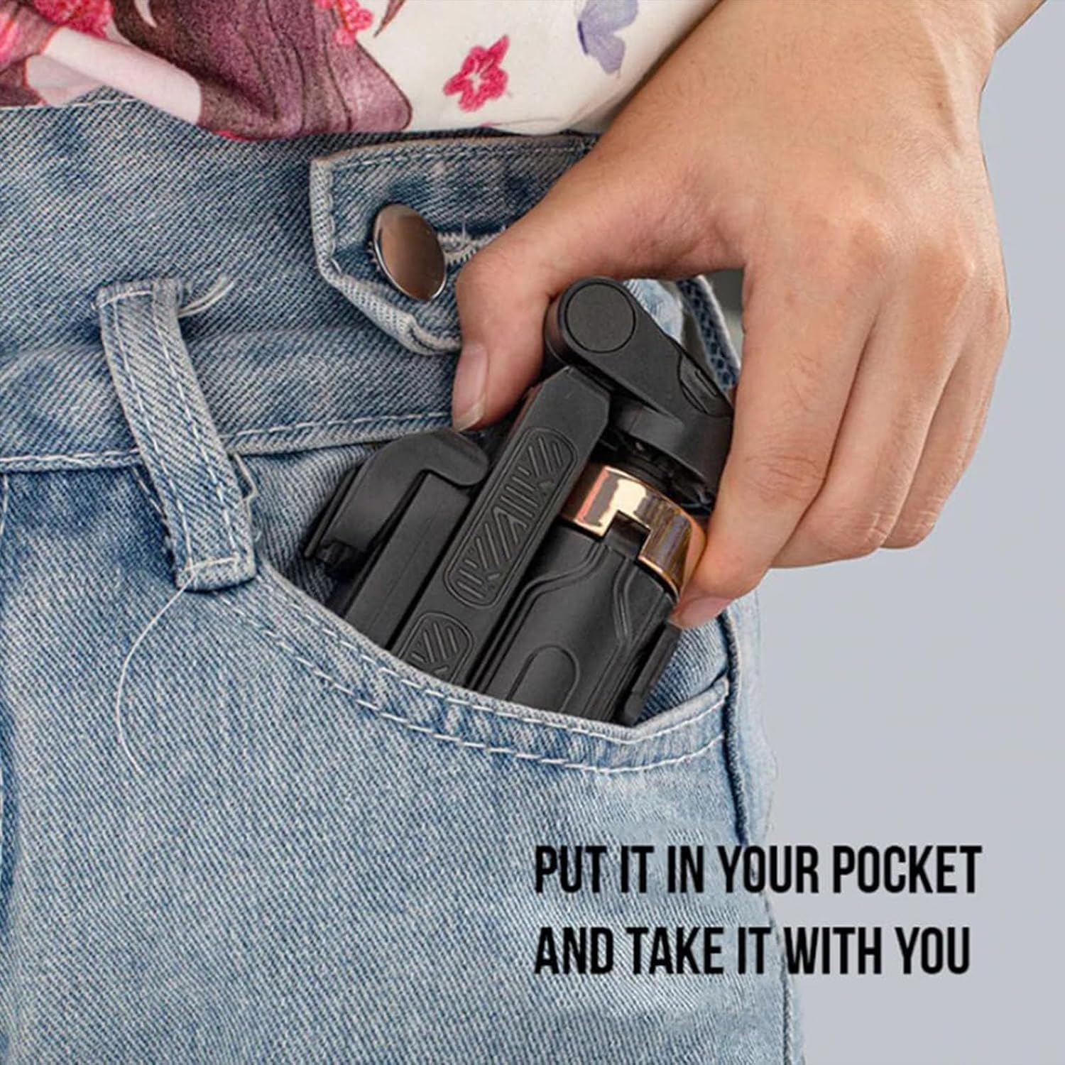 Mini Selfie Stick Tripod,Magic Portable Selfie Cell Phone Tripods -2025 Pocket Flex Jj02 360 Rotation Razunoth Remote Control Tr