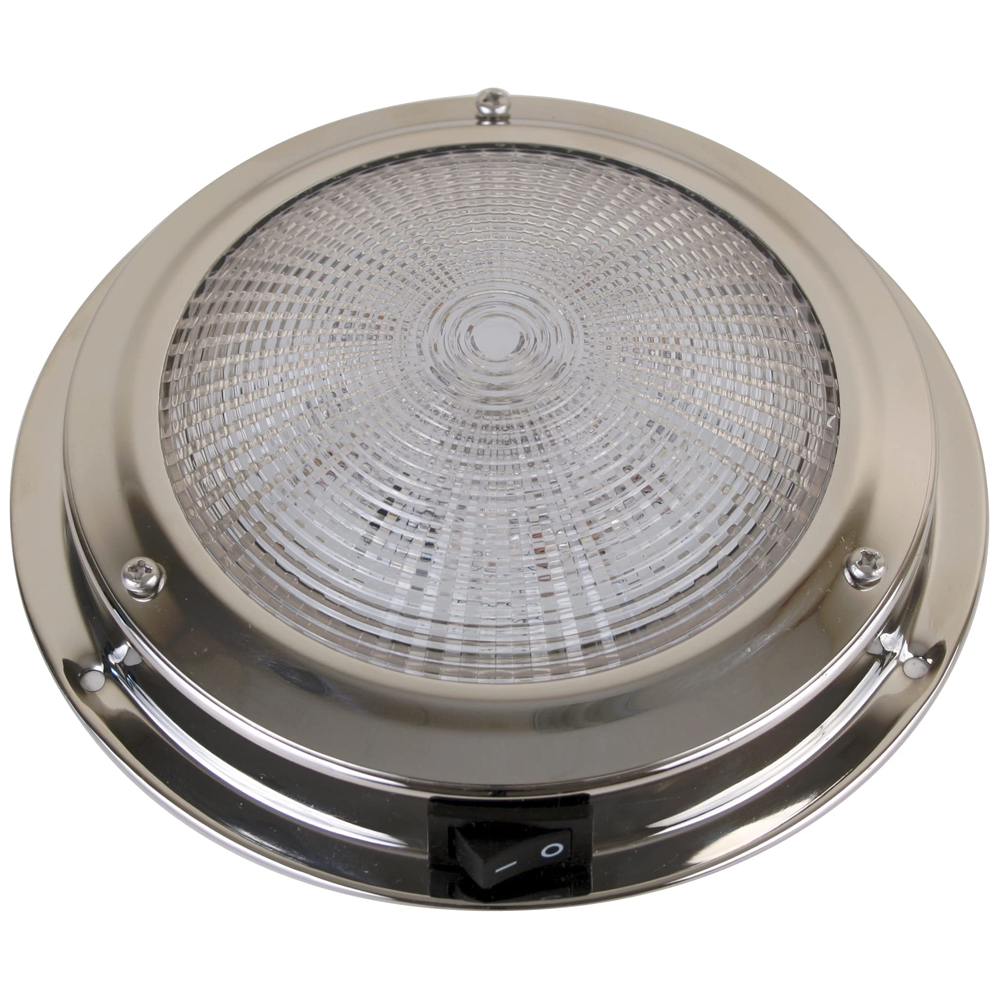 Scandvik Led Dome Light - Traditional - Stainless Steel - 5.5'' - 12V,WBAUVB078H3LX9D