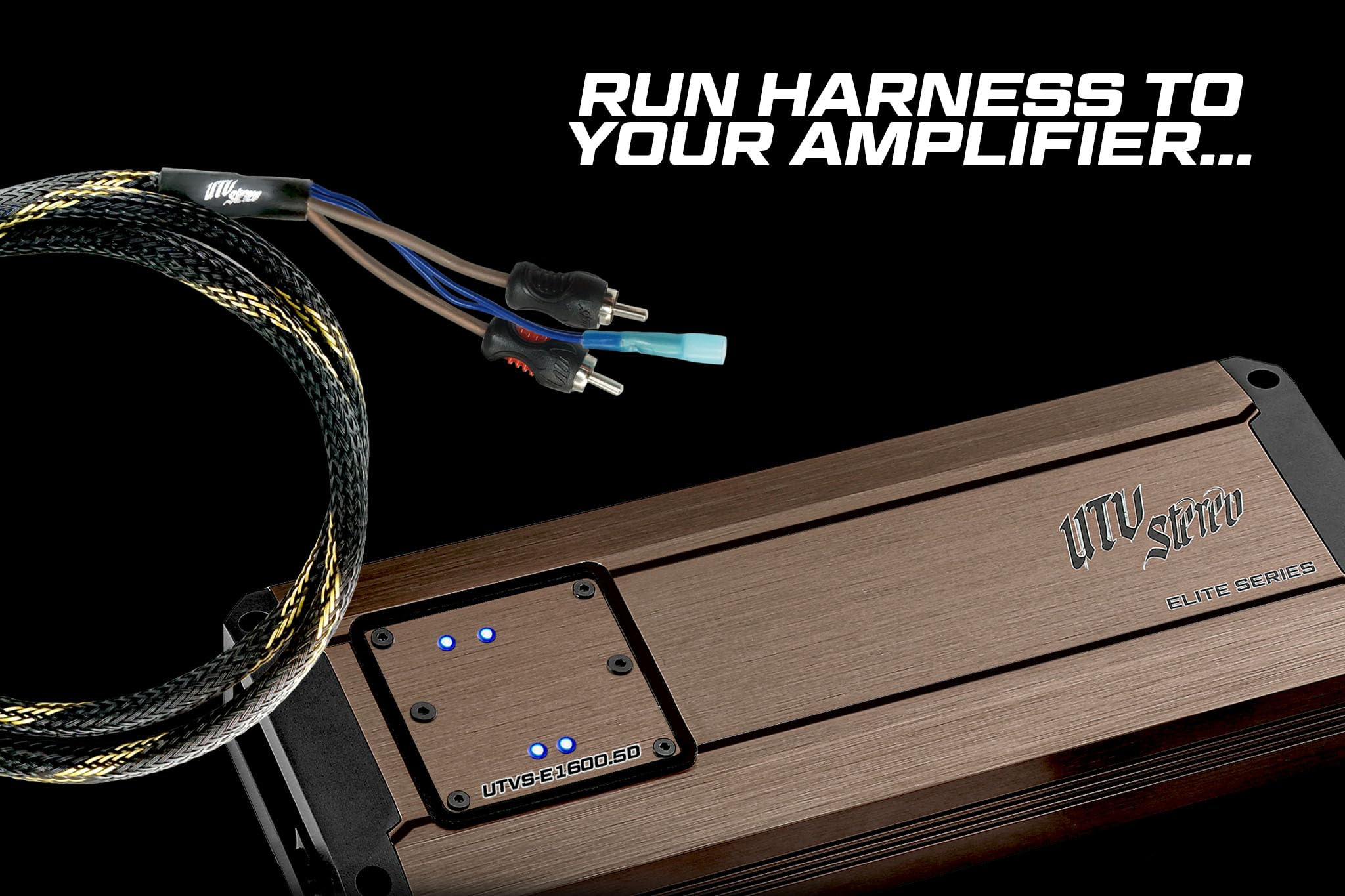 Can-Am Defender Roof Top Audio Add A Subwoofer 20 Rca Harness For Jl Audio Roof Top(Lone Star Model) - Install A Sub Right To T