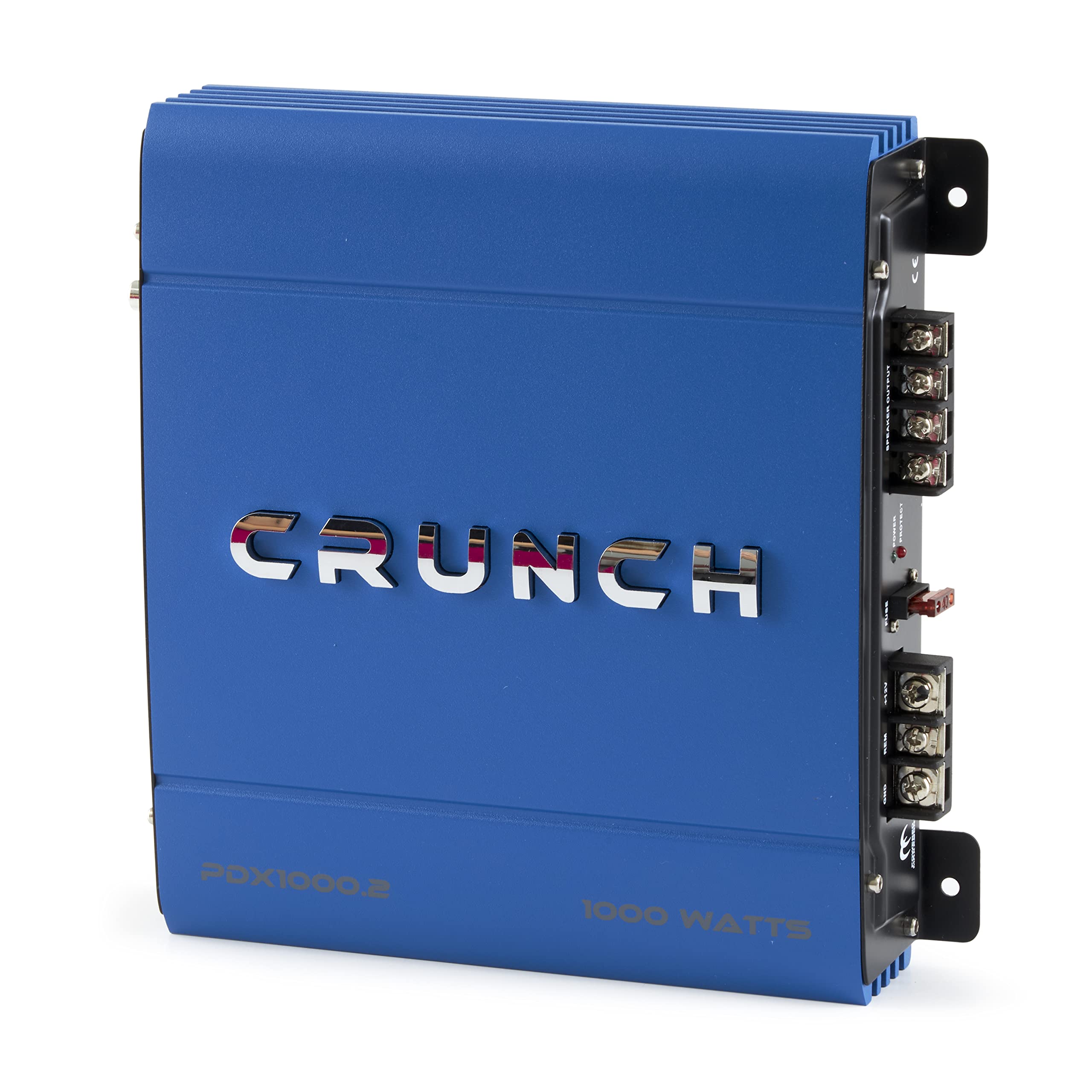 Crunch Pdx 1000.2 Powerdrivex 1000 Watt 2 Channel Exclusive Blue A/B Car Audio Stereo Amplifier System With Flexible Installatio