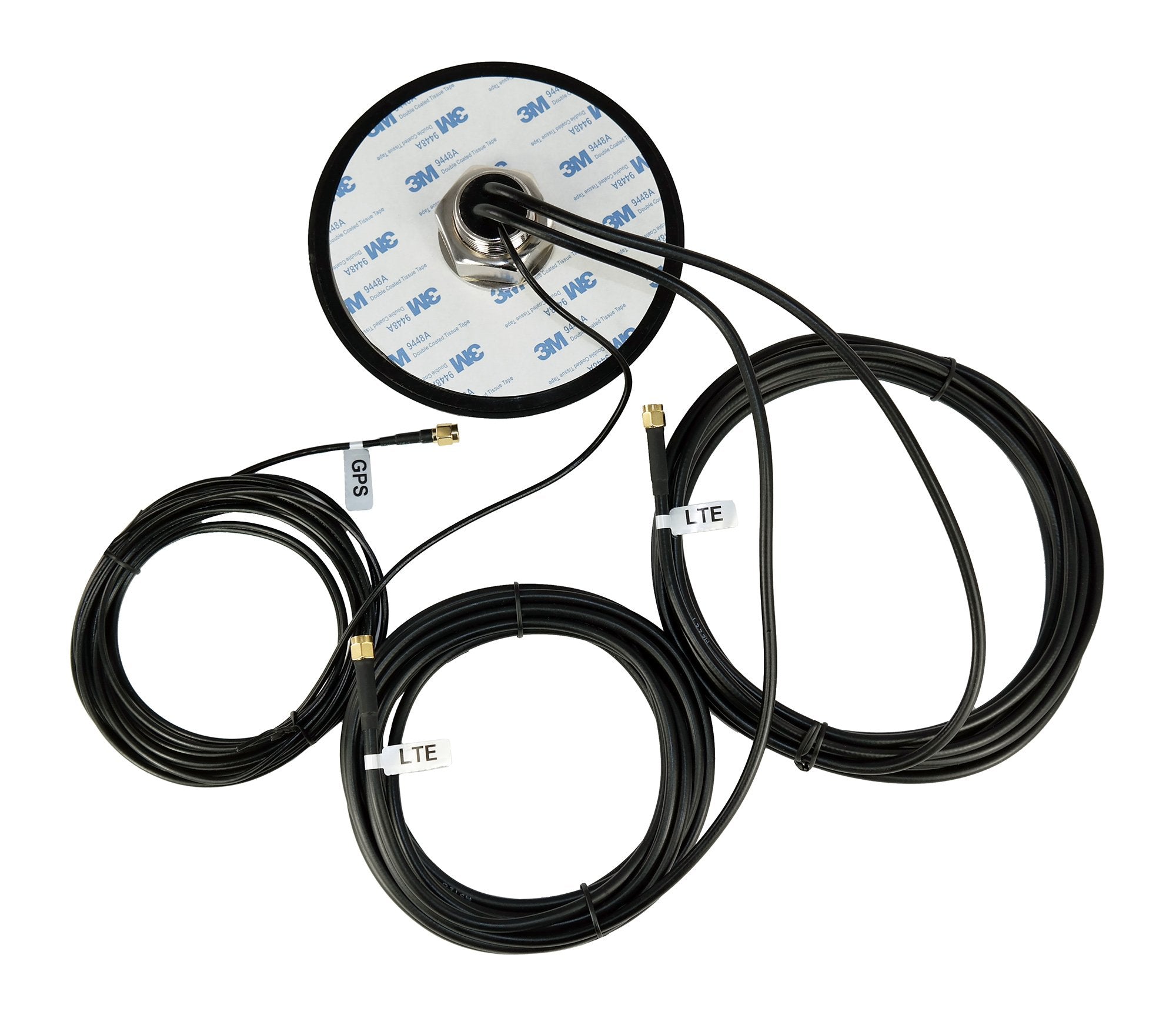 Proxicast 3 In 1 Professional Low Profile Mimo Lte + Gps Screw Mount Combination Vehicle Antenna Compatible With Cradlepoint, Di