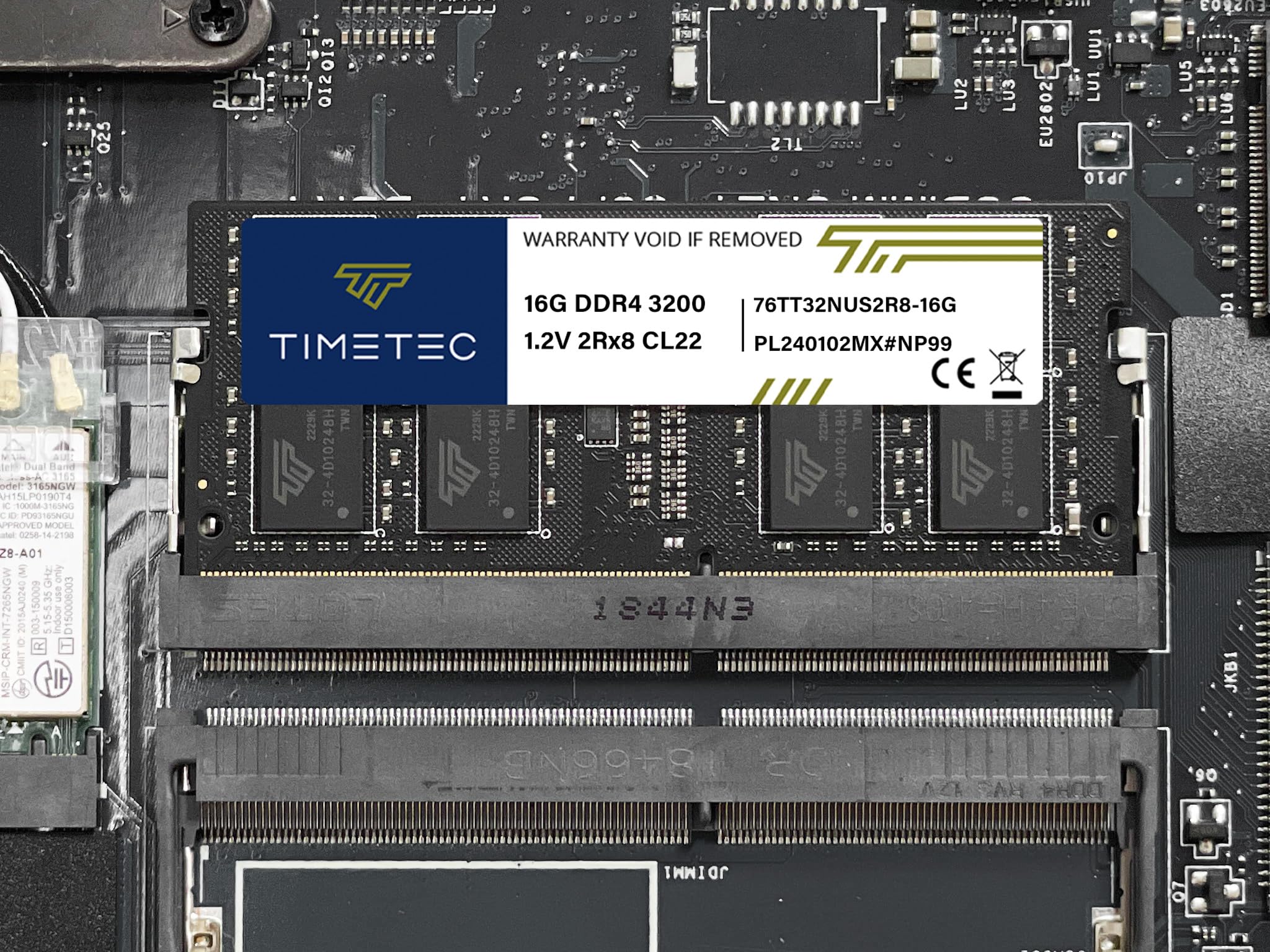 Timetec 32Gb Kit(2X16Gb) Ddr4 3200Mhz (Or 2933Mhz Or 2666Mhz) Pc4 25600 Non Ecc Unbuffered 1.2V Cl22 2Rx8 Dual Rank 260 Pin Sodimm Laptop Notebook Pc Computer Memory Ram Module Upgrade