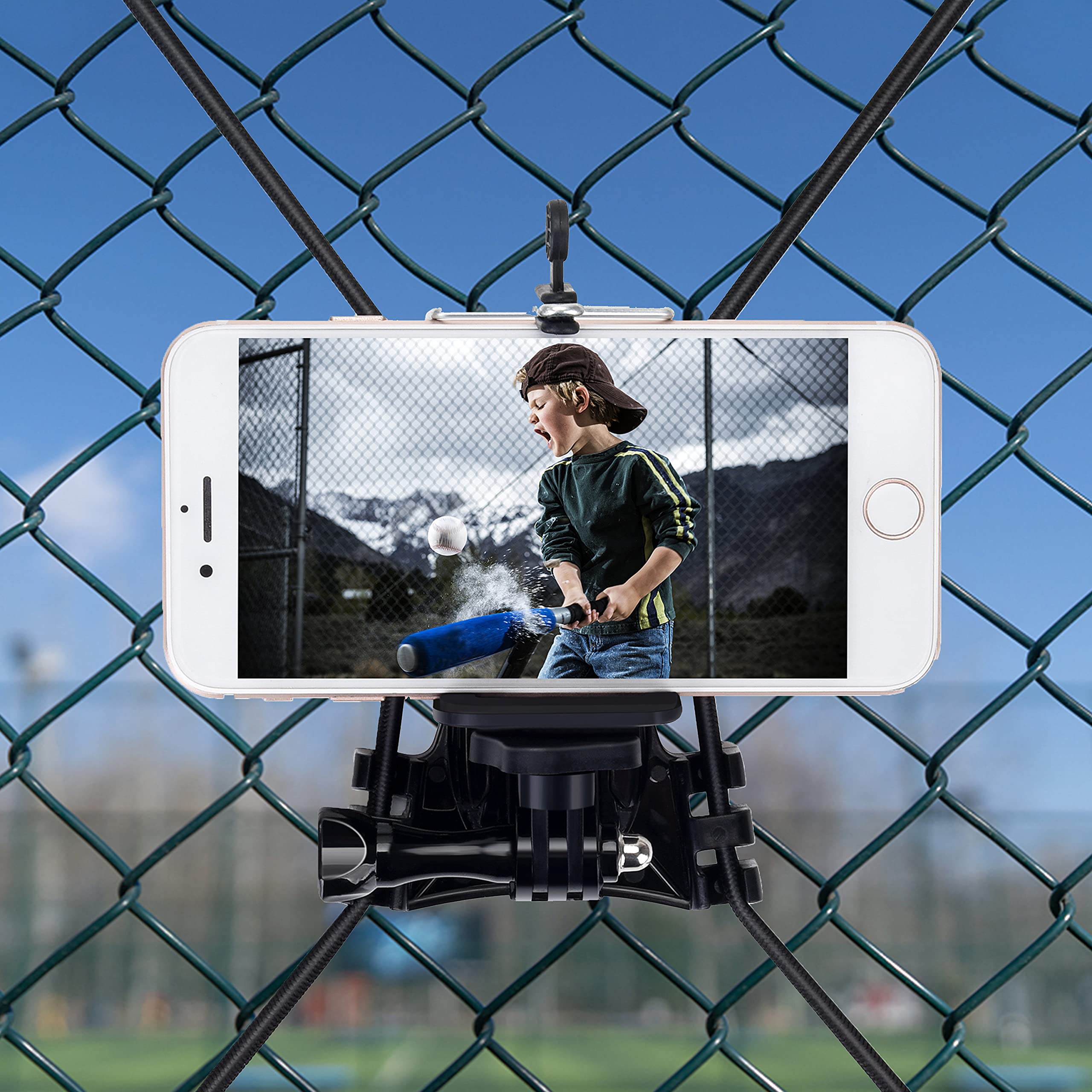 Suptig Net Fence And Tree Pole Mounting Brackets Compatible For Gopro Hero 13 Hero 12 Hero 11 Hero 10 Hero 9 Hero 8 Hero 7 Hero